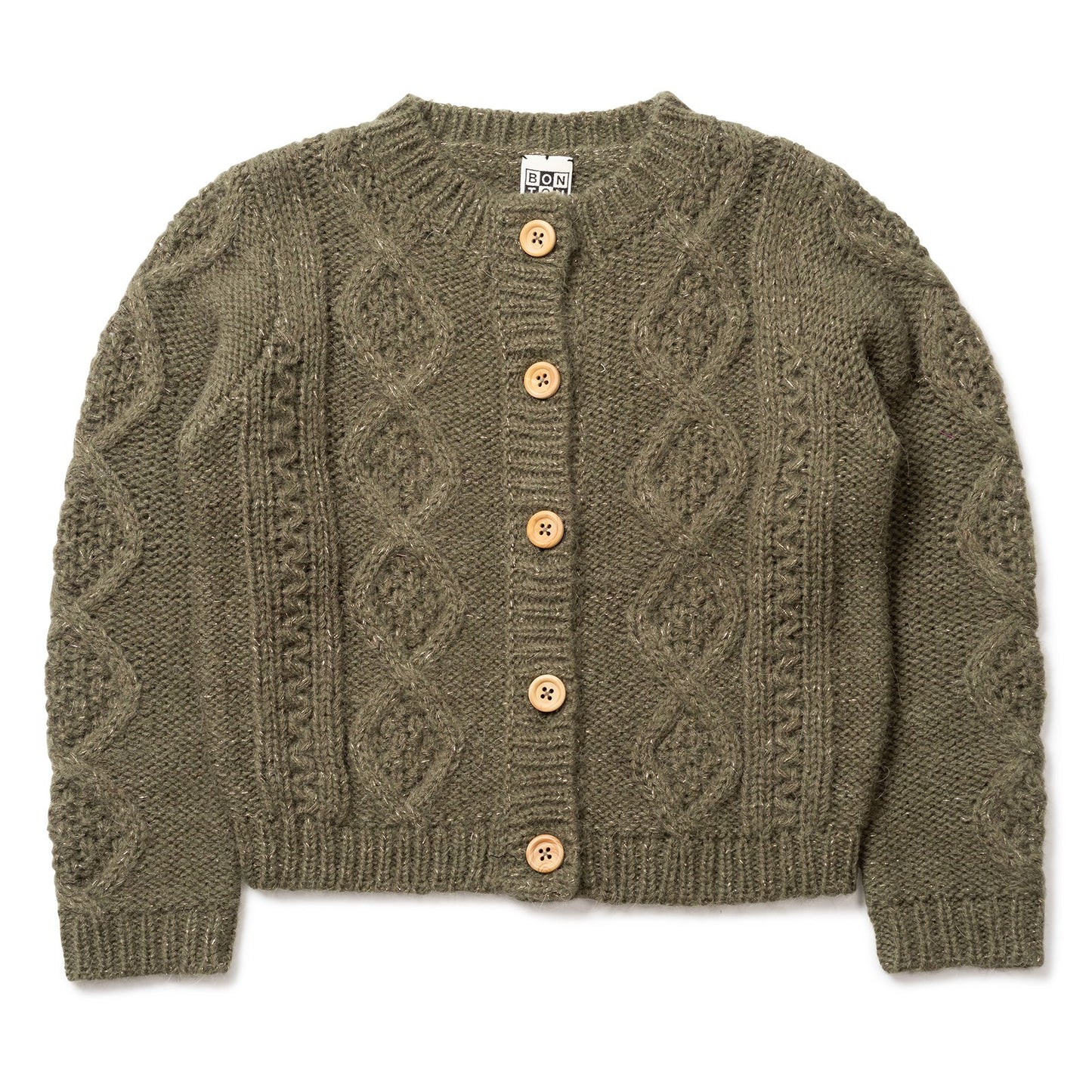 Girls Lochness Vert Cardigan