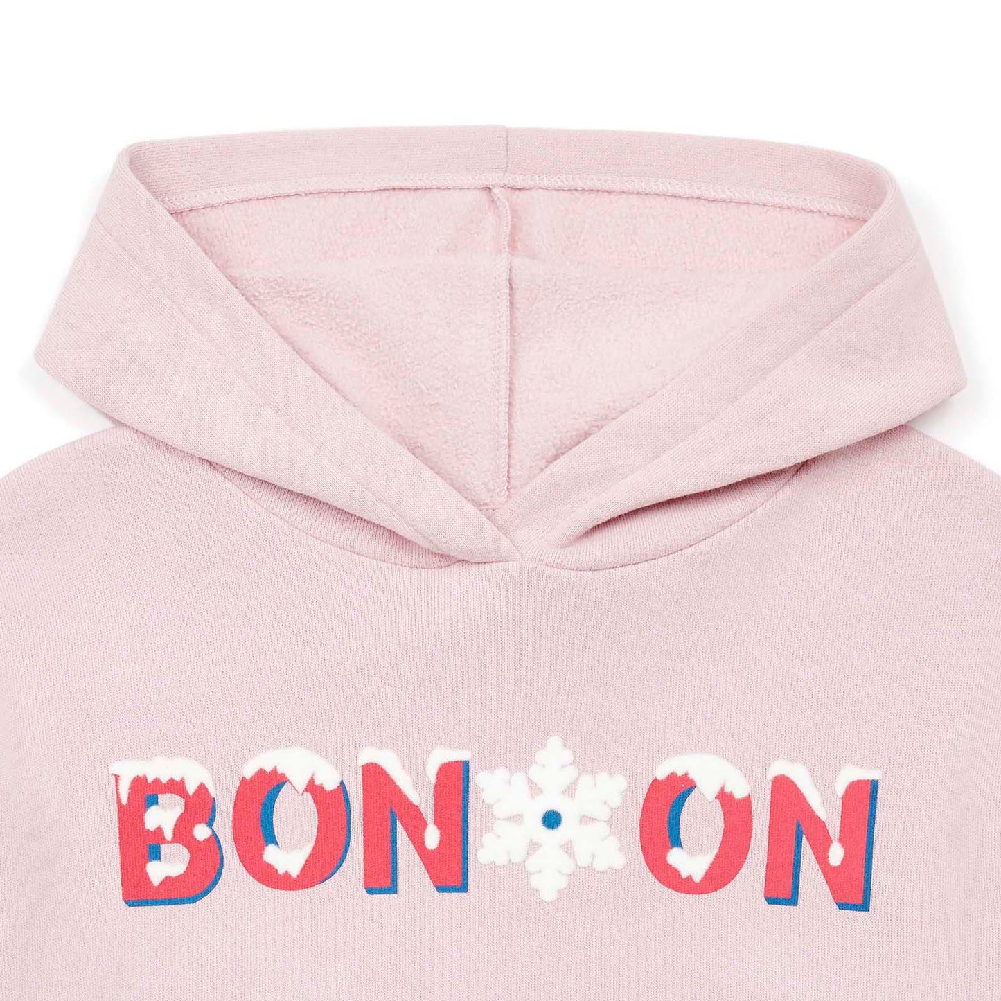 女童粉色Logo棉卫衣