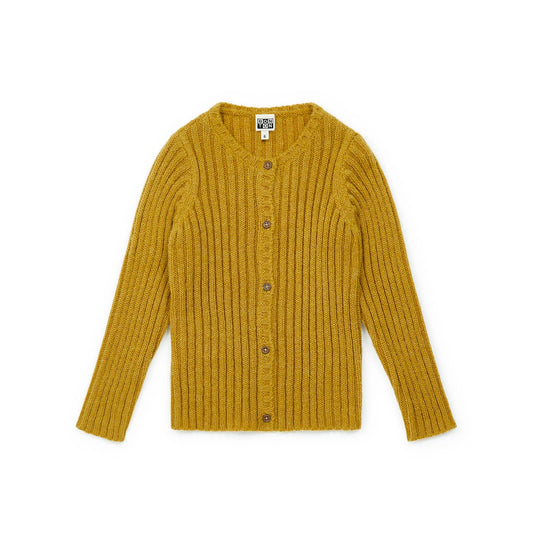 女童姜黄色开衫