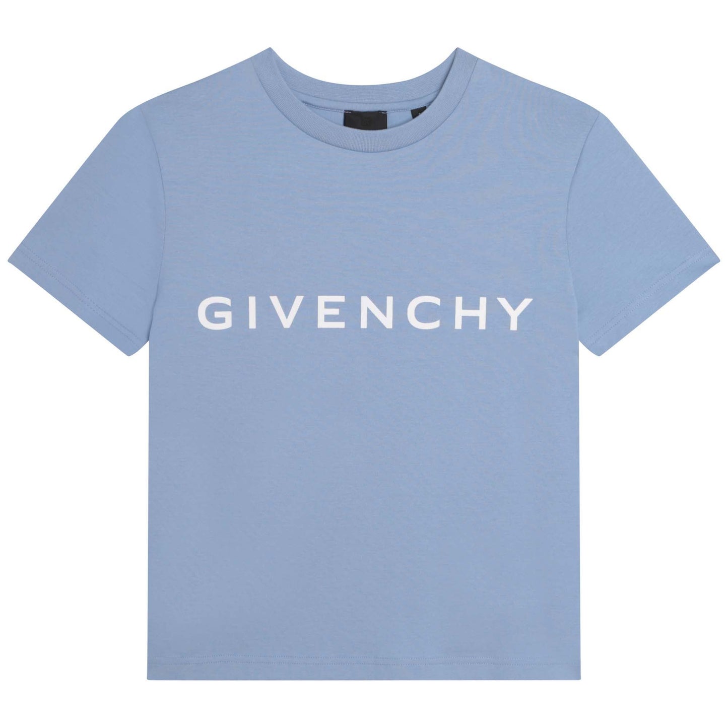 男童蓝色Logo棉T恤