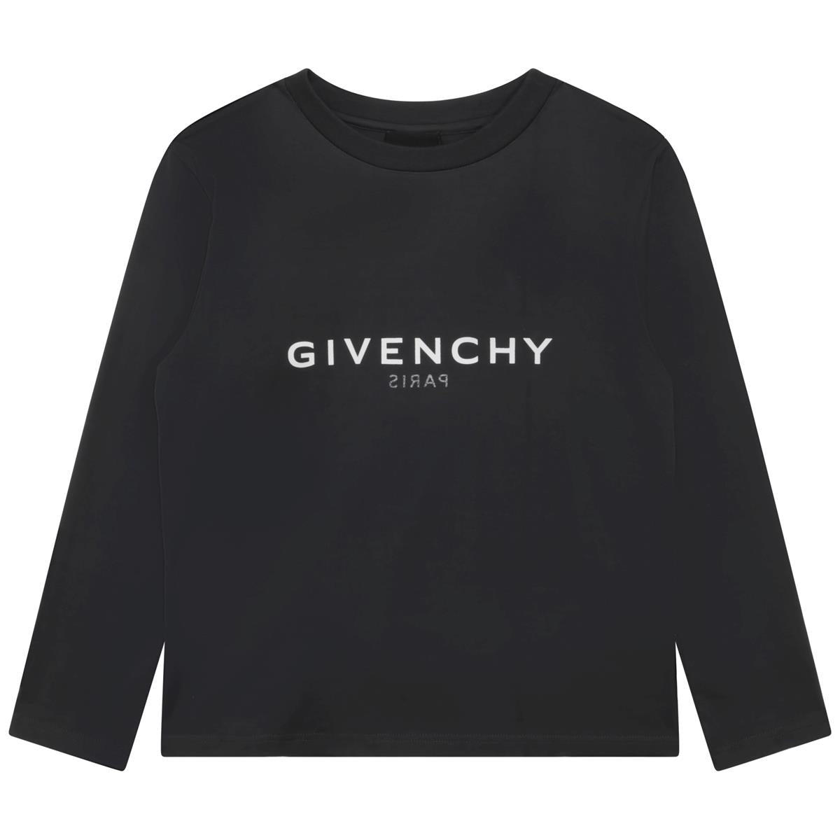 男童深灰色Logo棉T恤