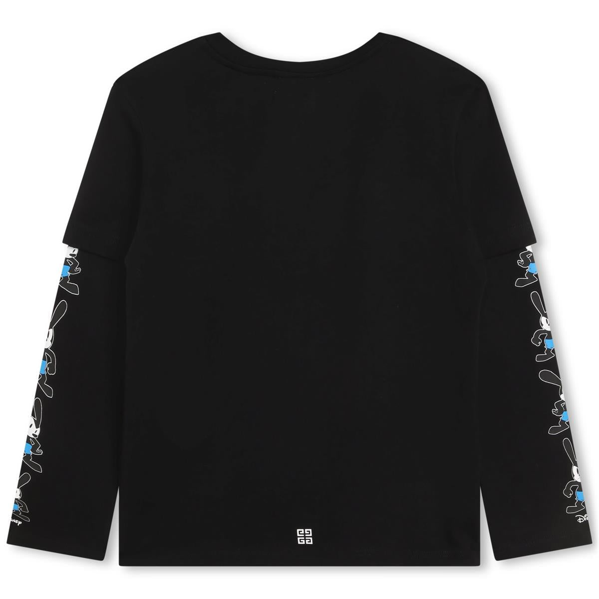 男童黑色Logo棉T恤