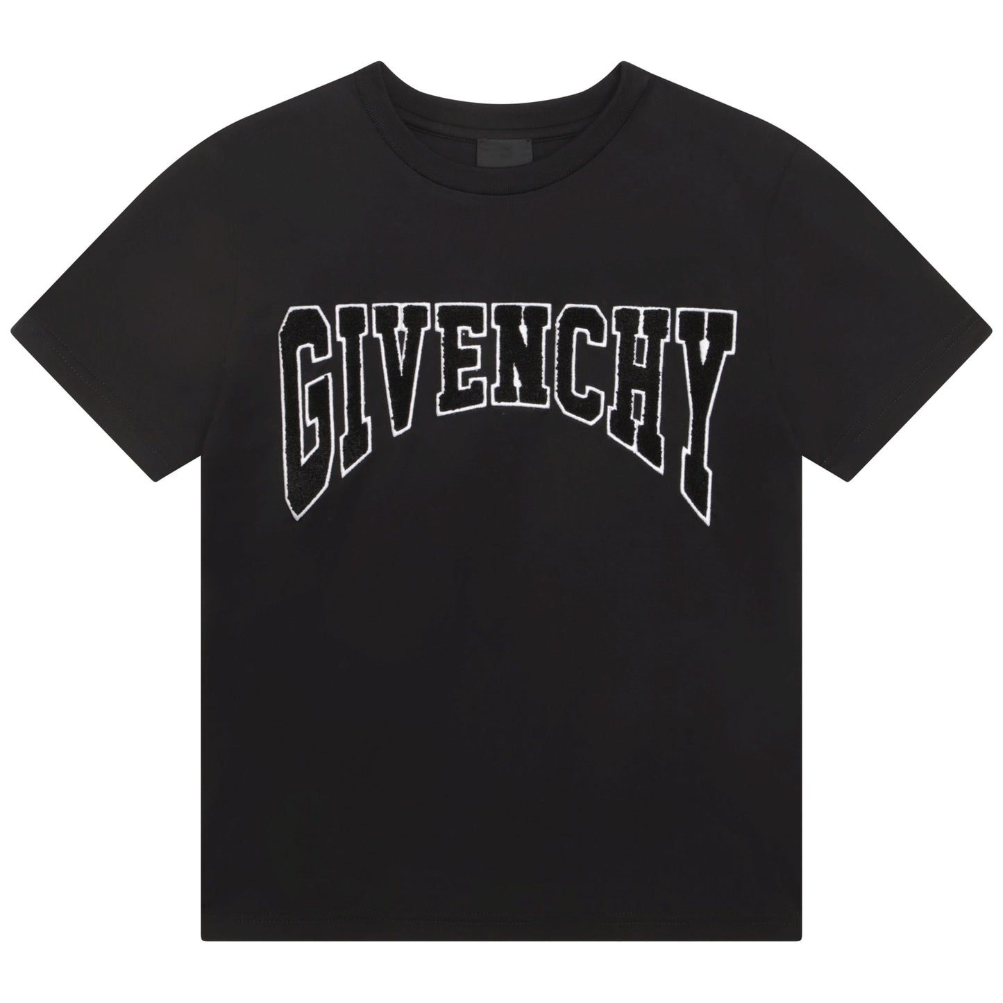 男童黑色Logo棉T恤