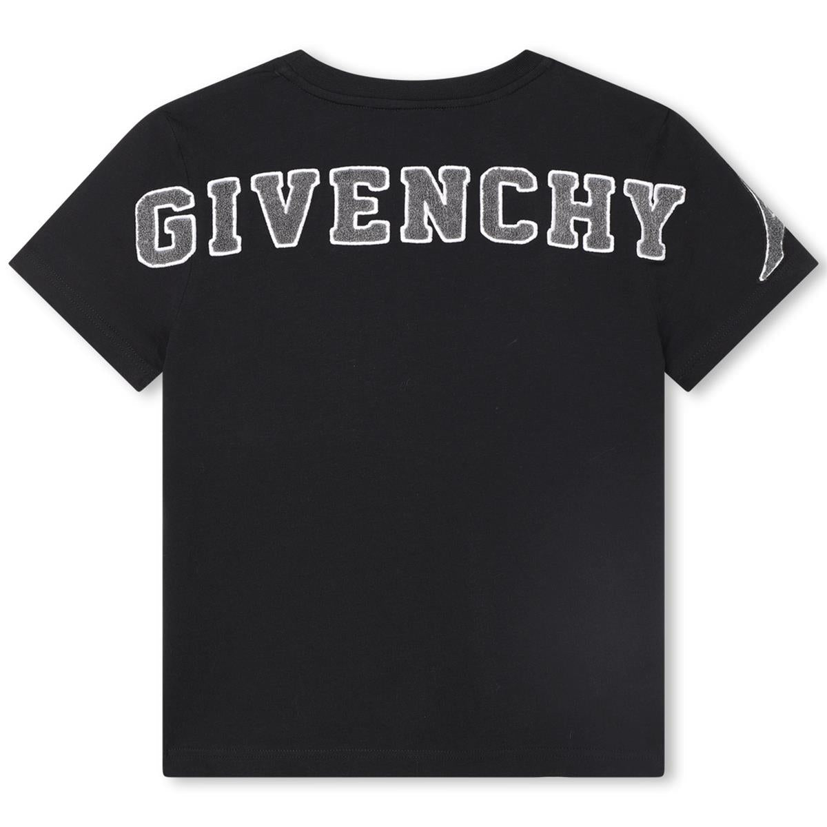 男童黑色Logo棉T恤