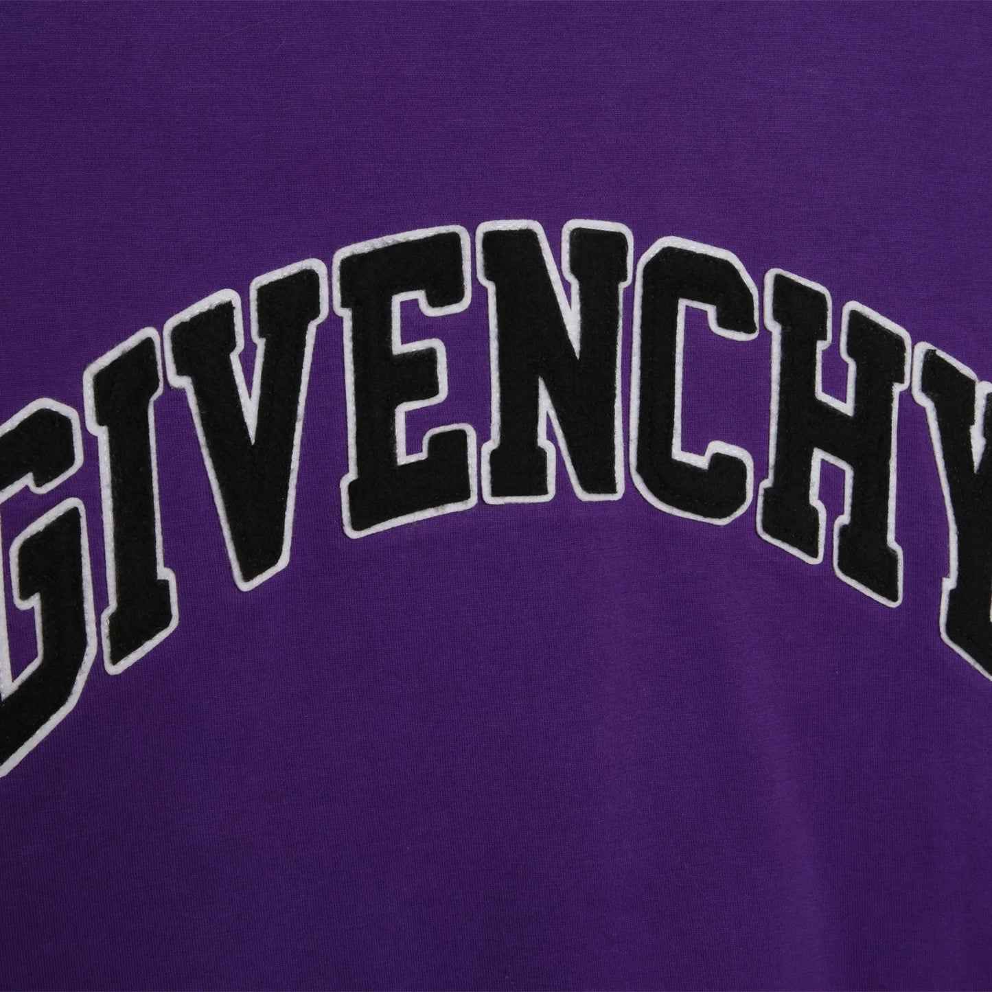 男童紫色Logo棉T恤