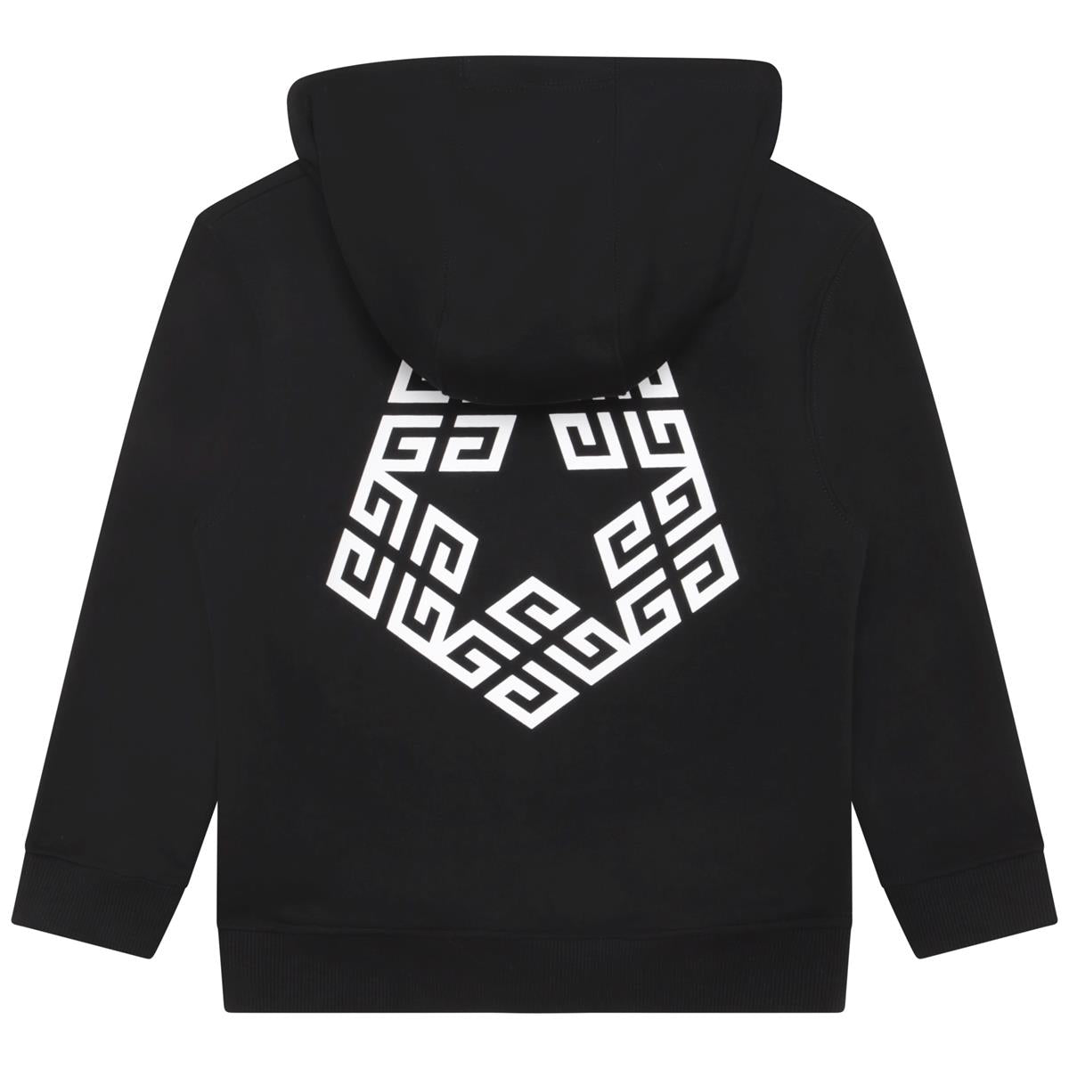 男童黑色Logo卫衣