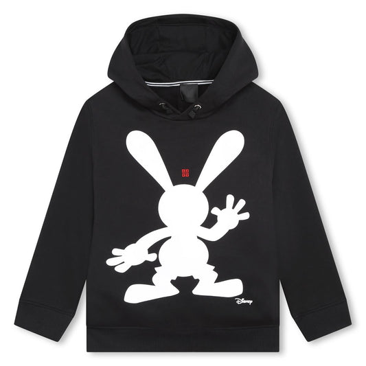 男童黑色印花卫衣