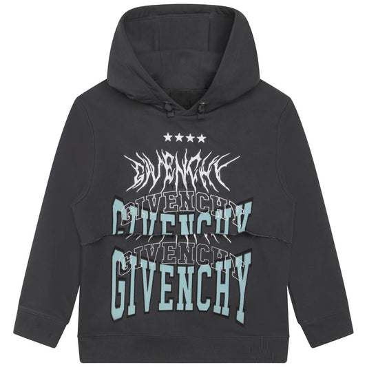 男童灰色印花卫衣