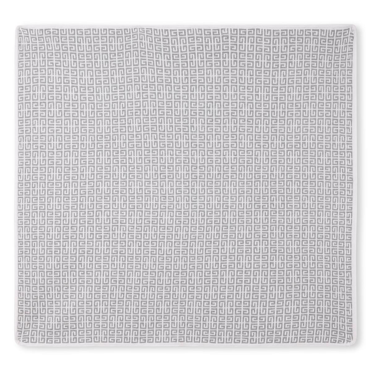 婴儿灰色Logo棉毯子(80x80cm)