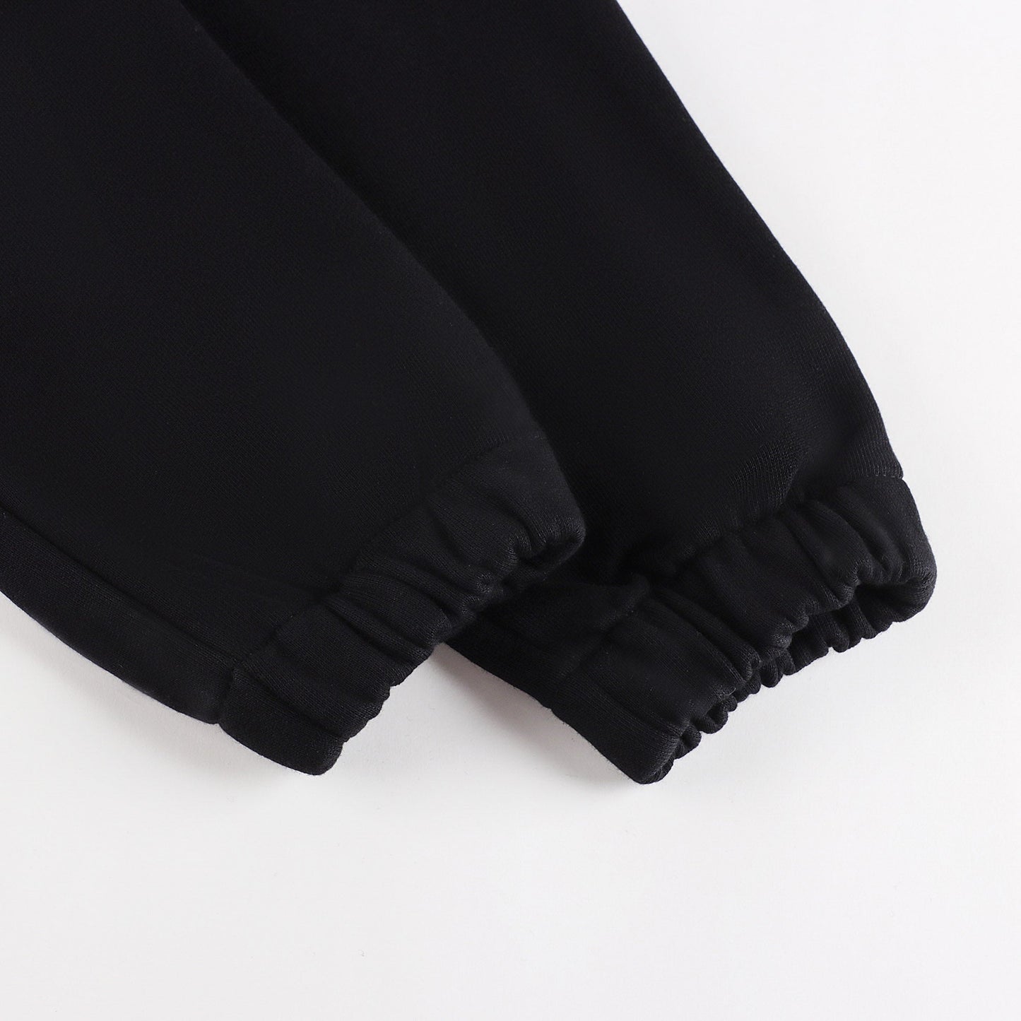 儿童黑色Logo棉长裤