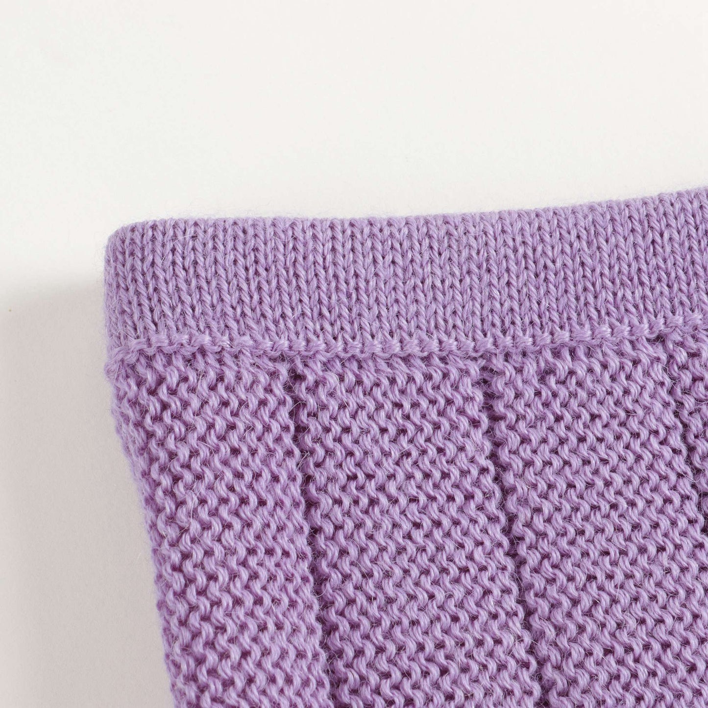 女童紫丁香羊驼毛短裙