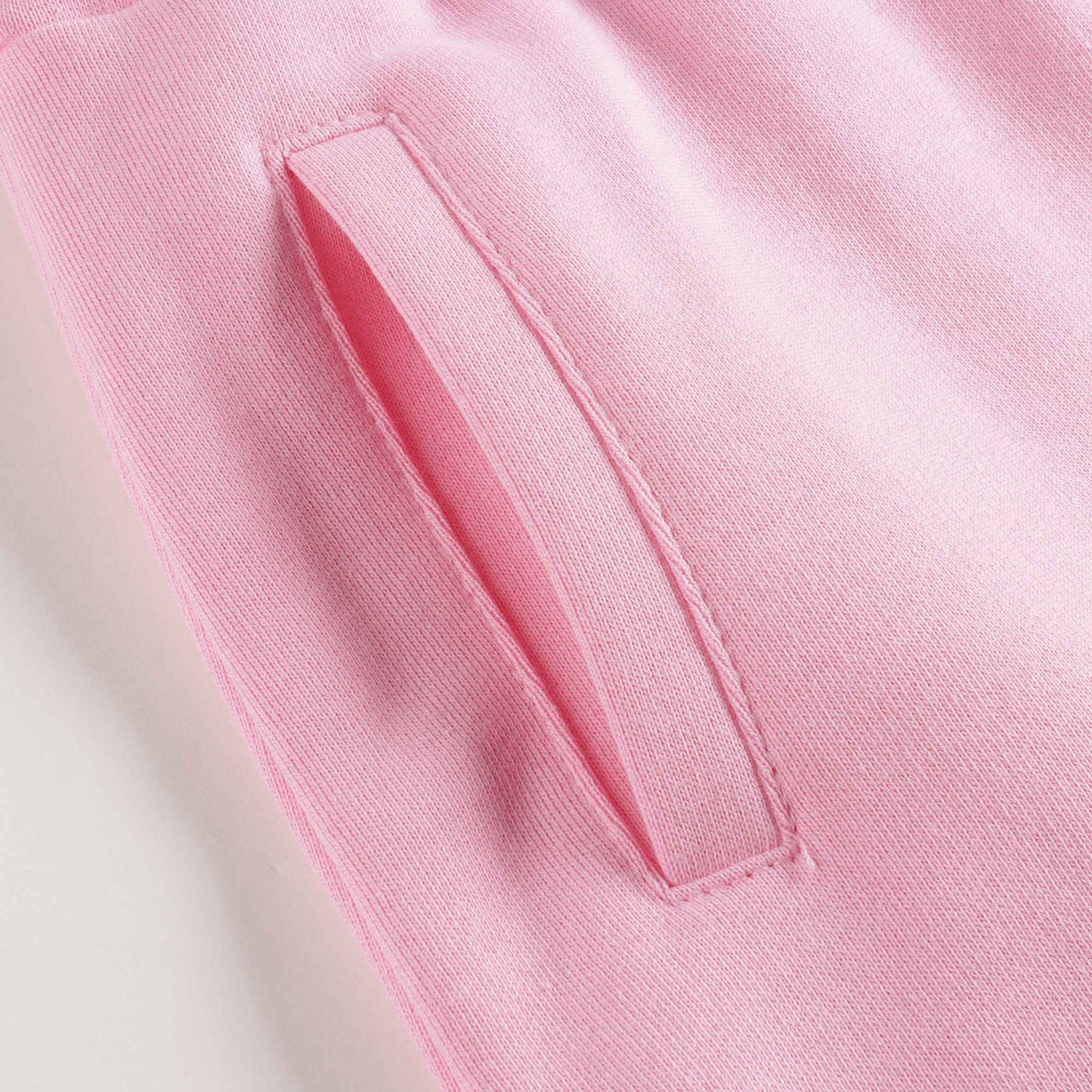 女童粉色Logo棉短裙