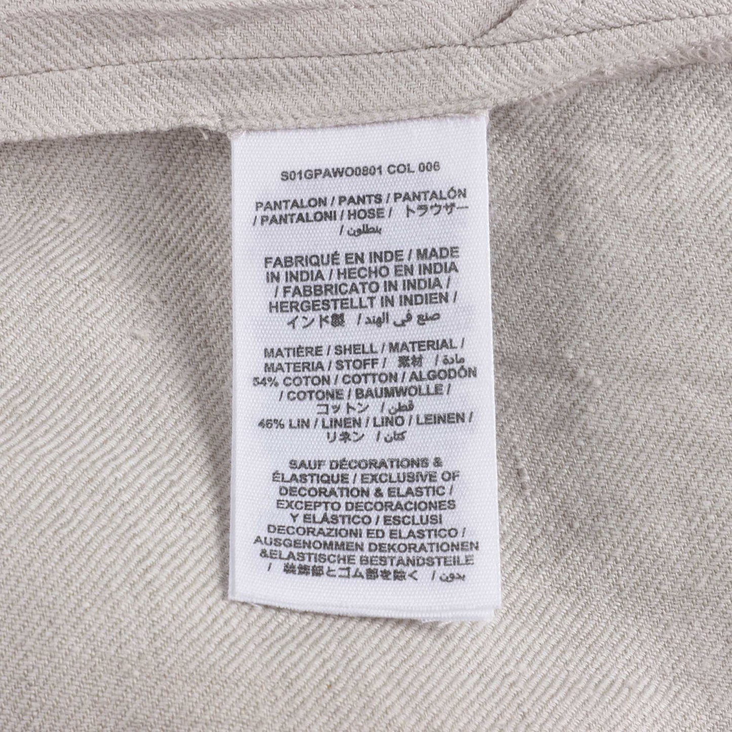 Girls Beige Trousers