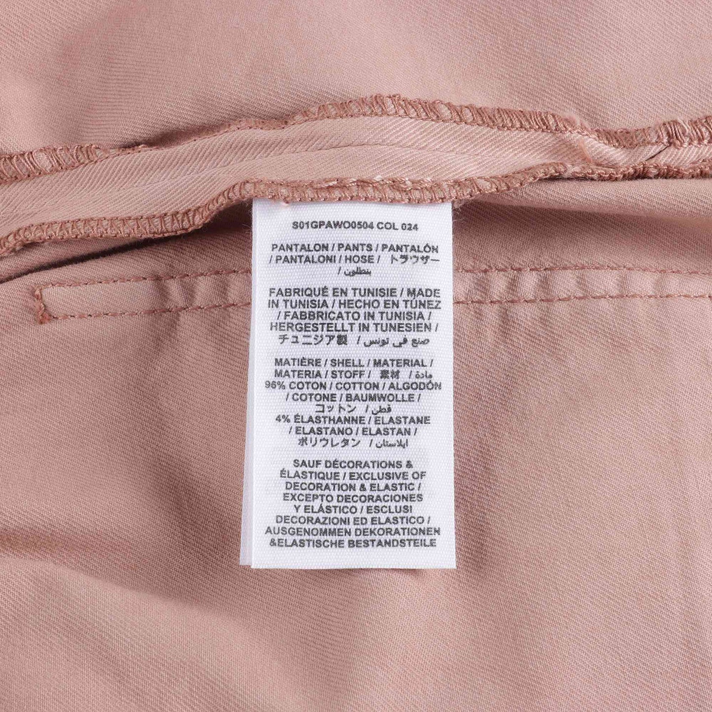 Girls Pink Cotton Trousers