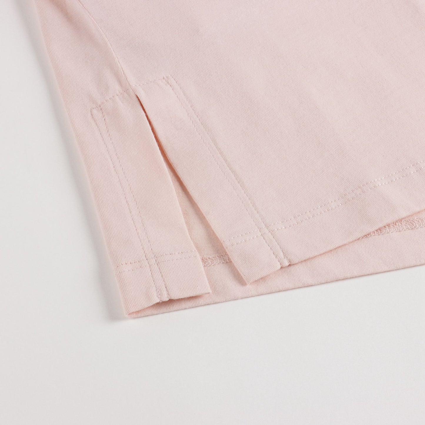 Girls Pink Logo Cotton Dress