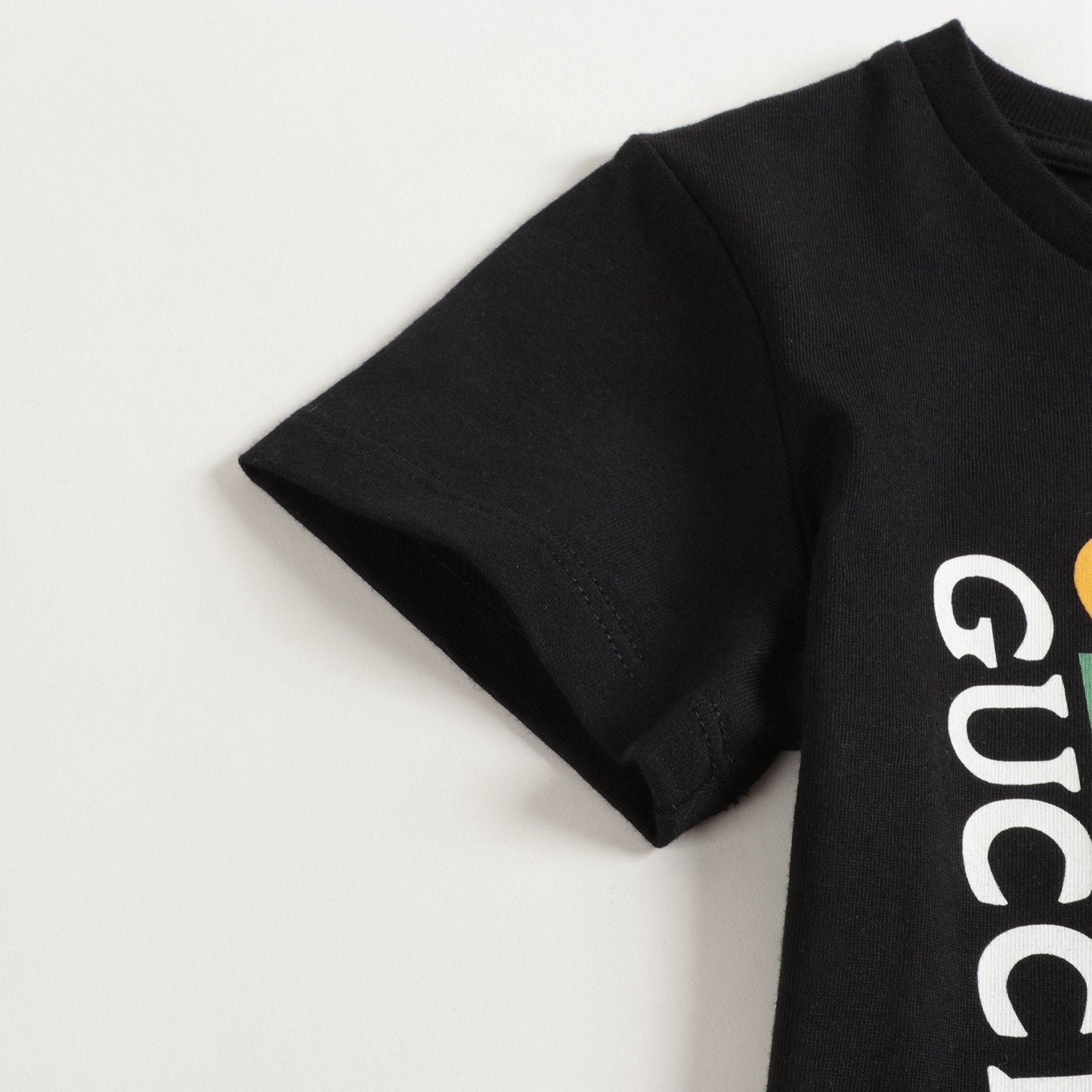 Baby Boys & Girls Black GG T-Shirt