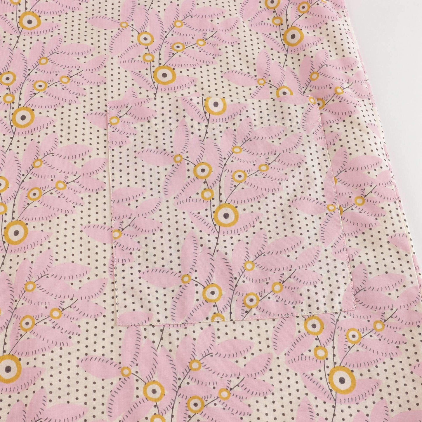 Girls Pink Flower Cotton Dress