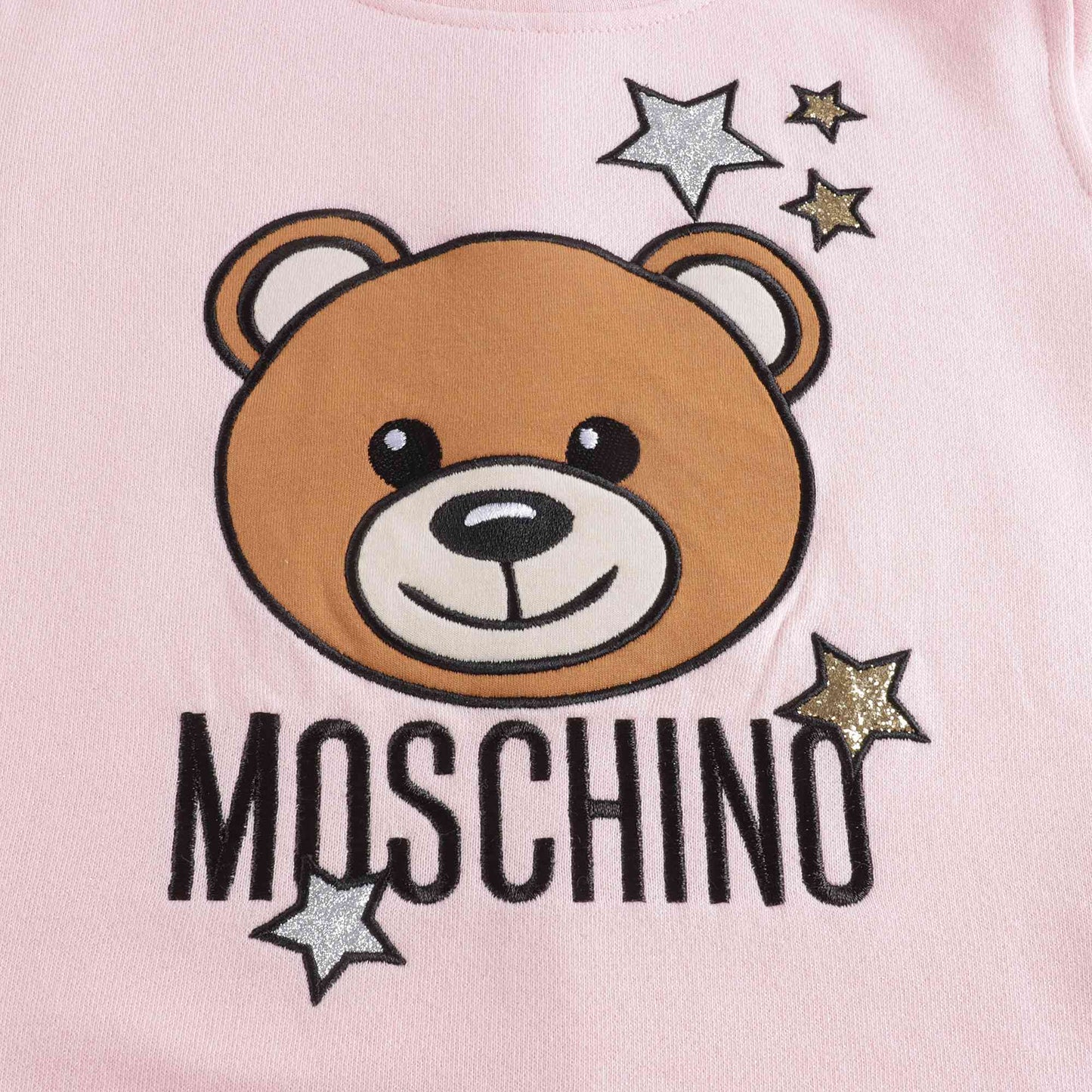 女童粉色Logo棉卫衣