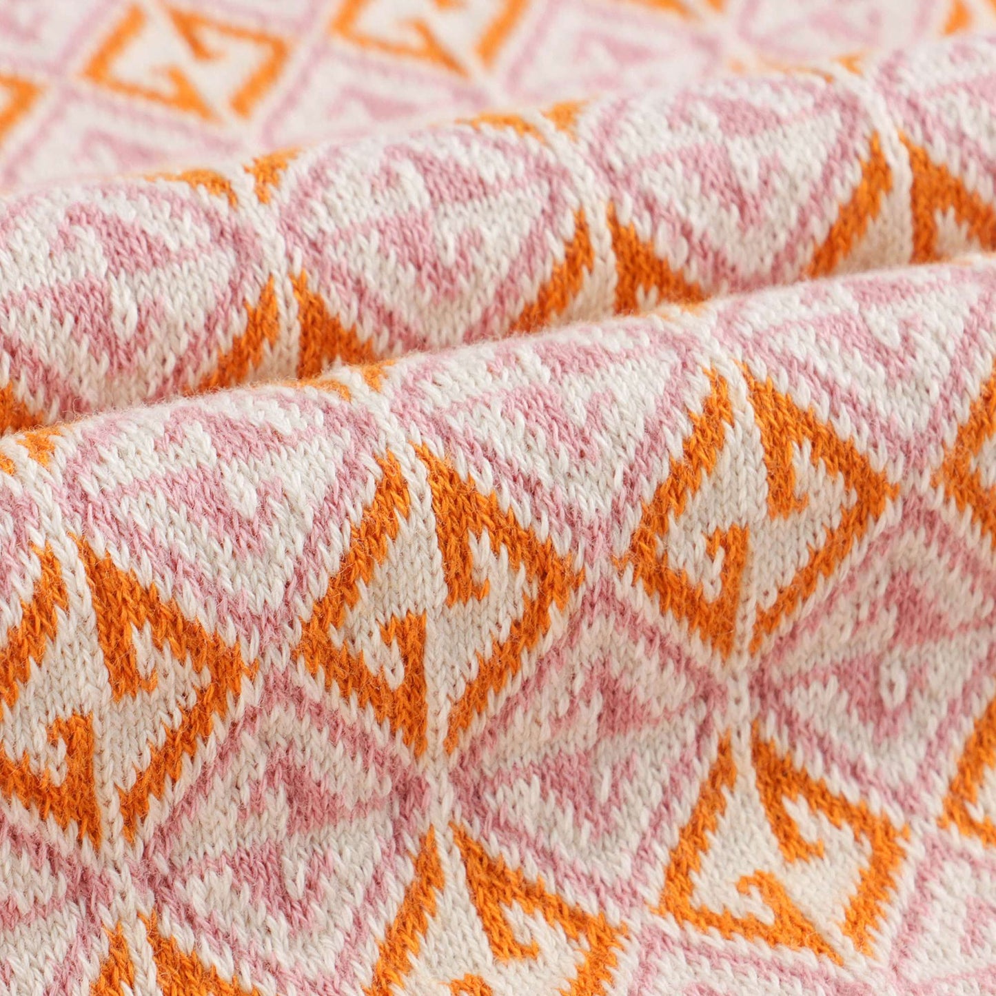 女童粉色GG针织T恤