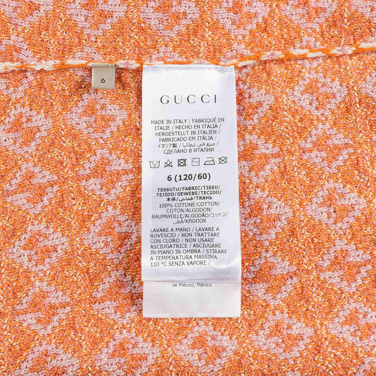 女童粉色GG针织T恤