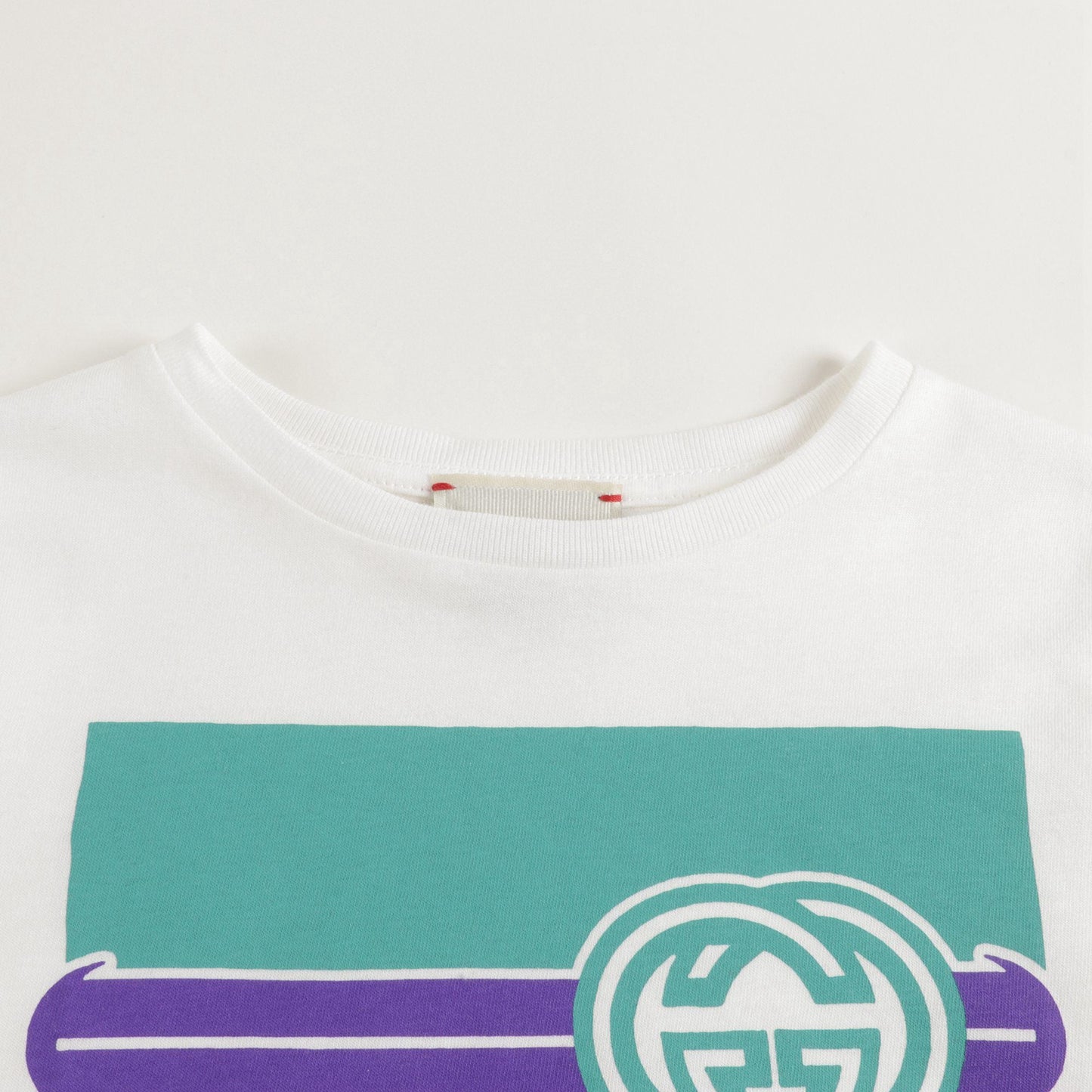 Boys & Girls White Cotton T-Shirt