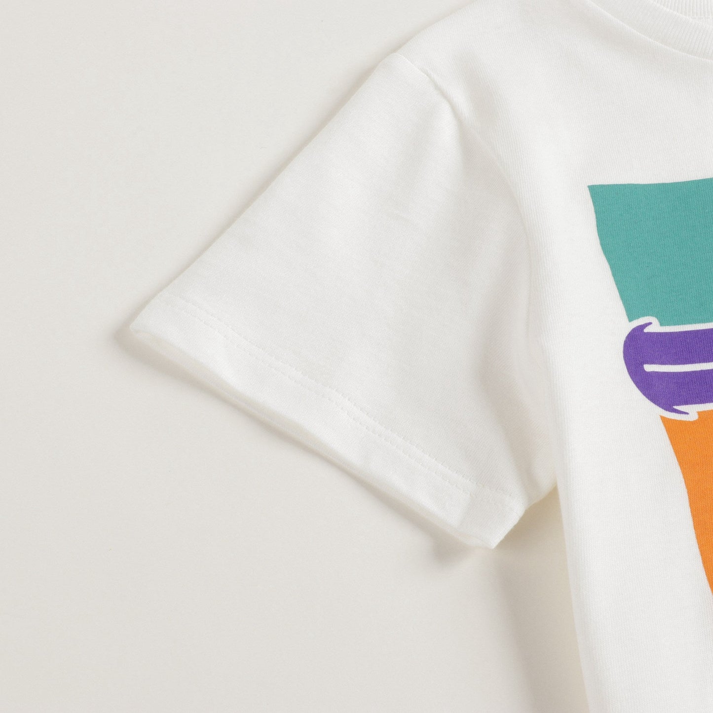 Boys & Girls White Cotton T-Shirt