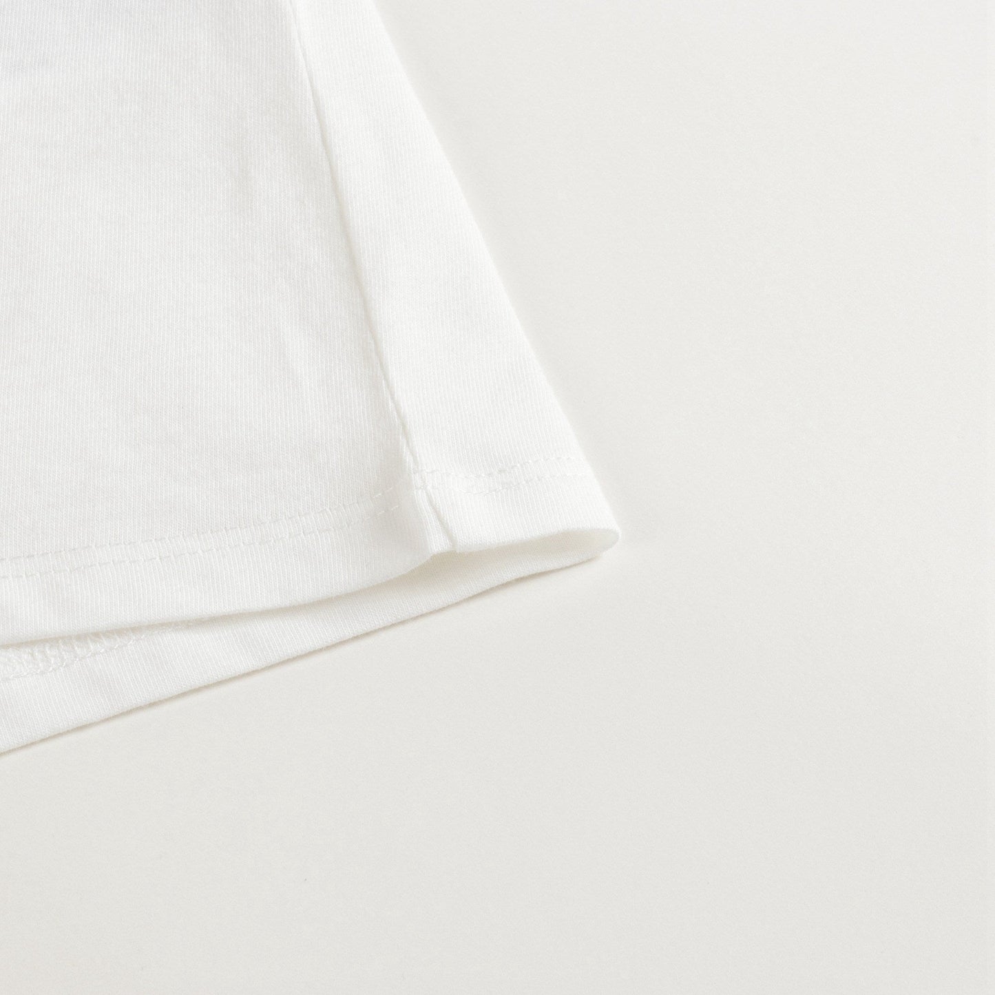 Boys & Girls White Cotton T-Shirt
