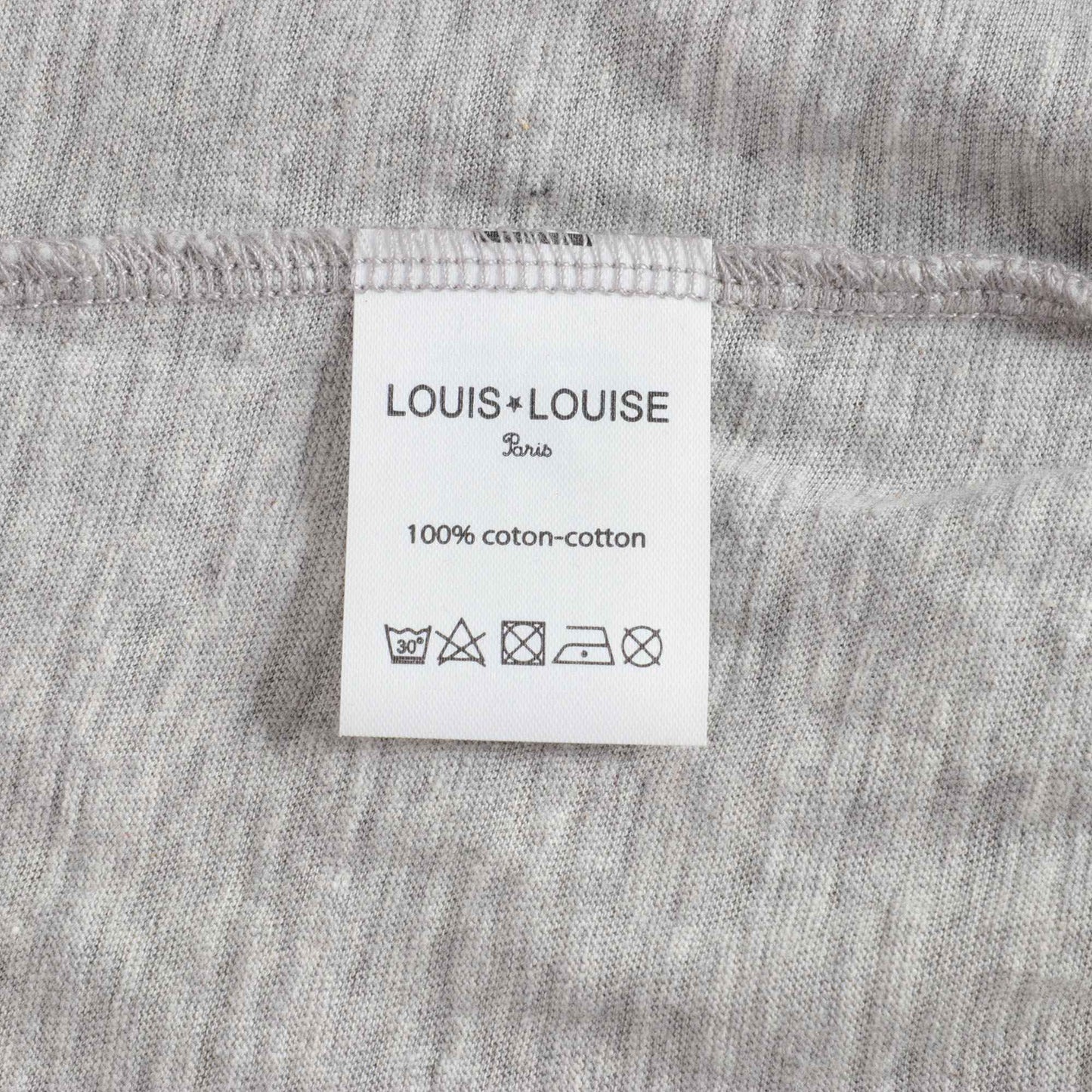 女童灰色Logo棉连体短裤