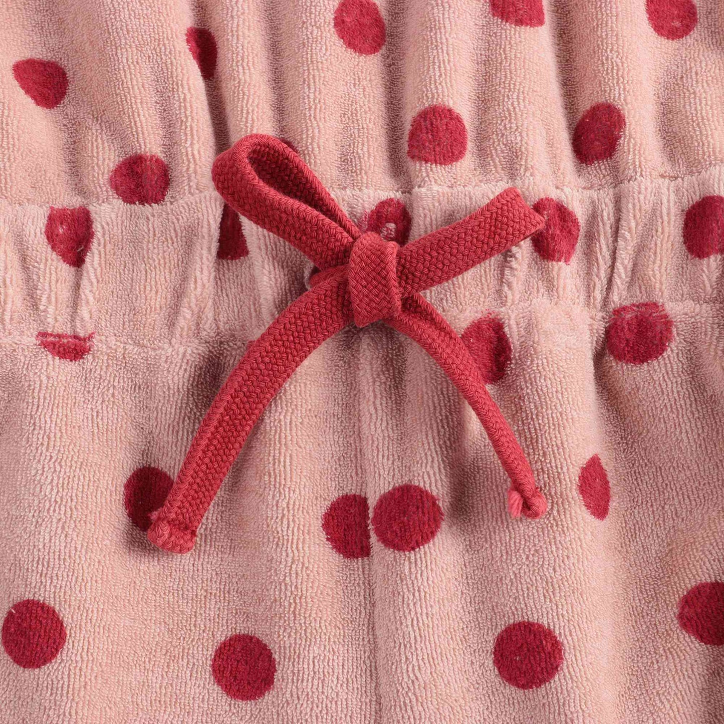 Girls Pink Dots Cotton Siamese Shorts