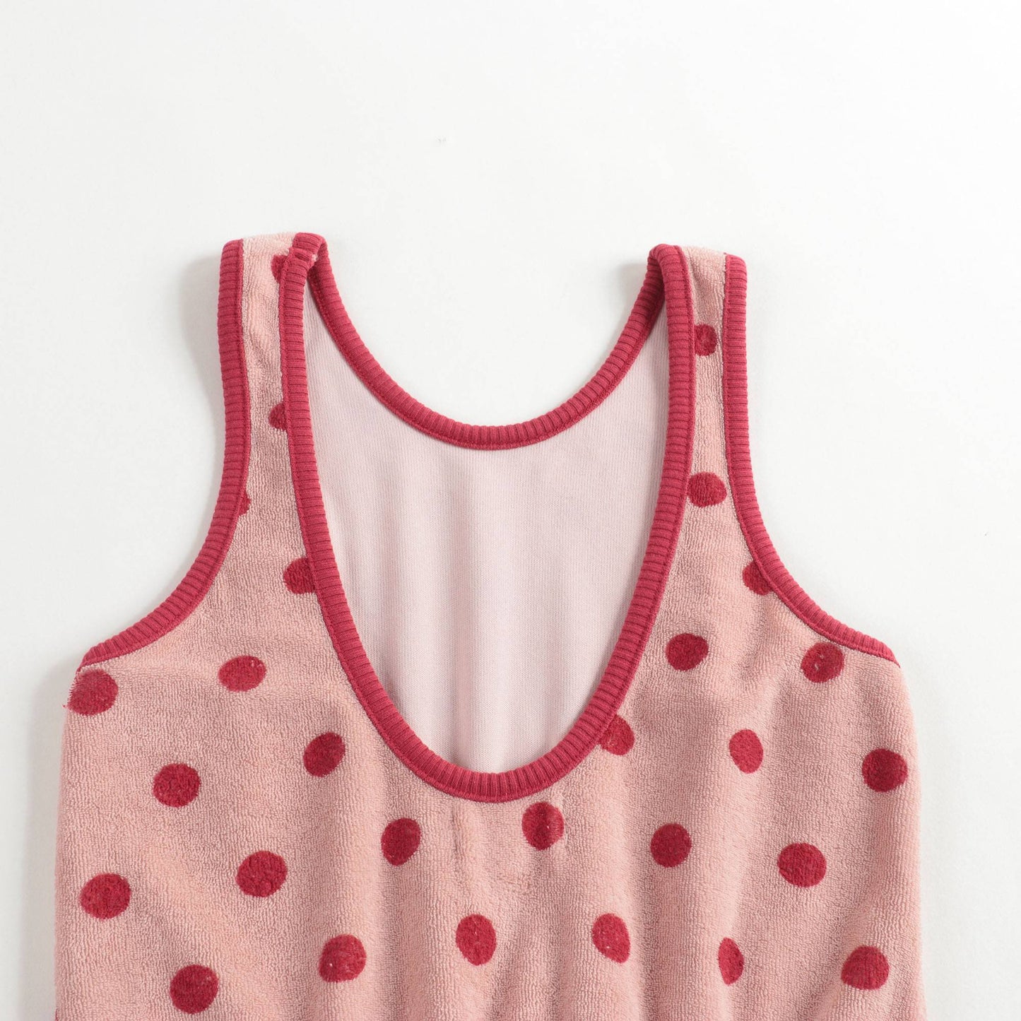 Girls Pink Dots Cotton Siamese Shorts