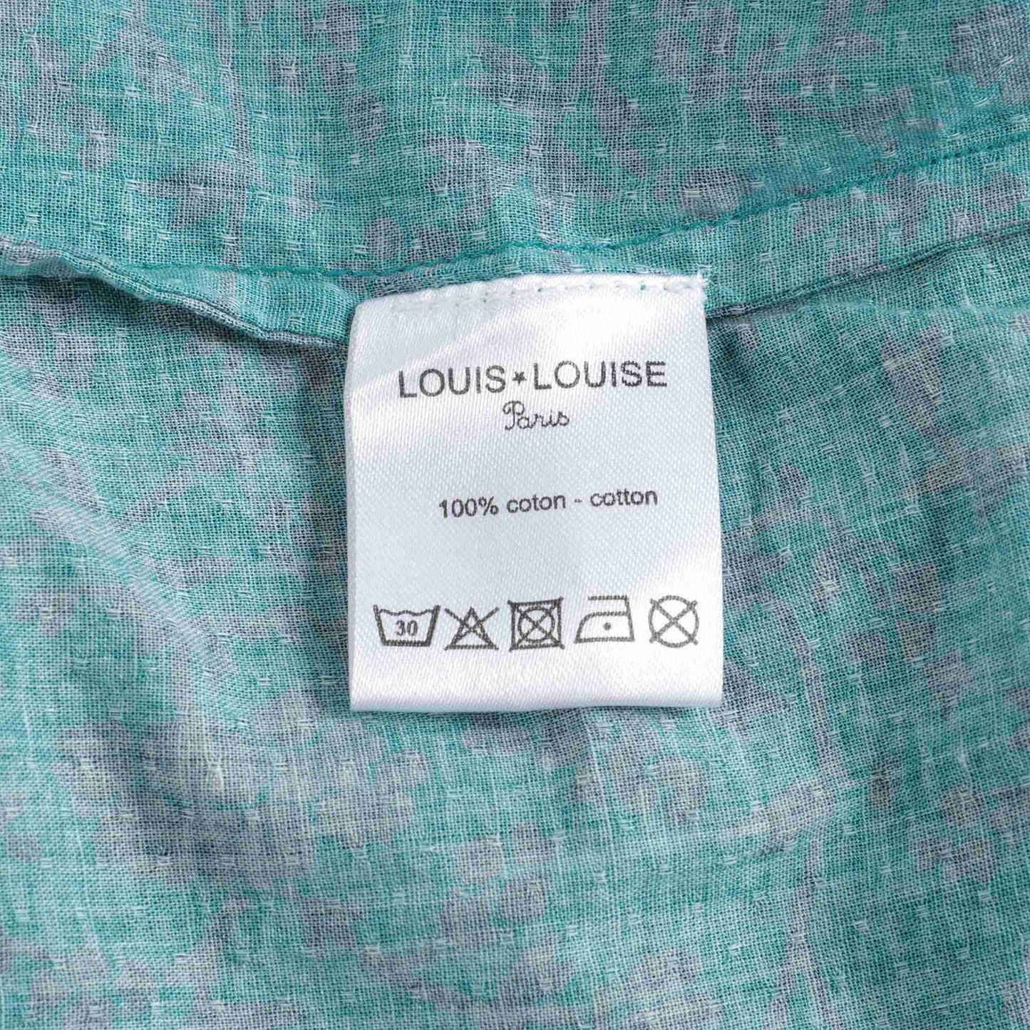 Girls Green Printing Cotton Top