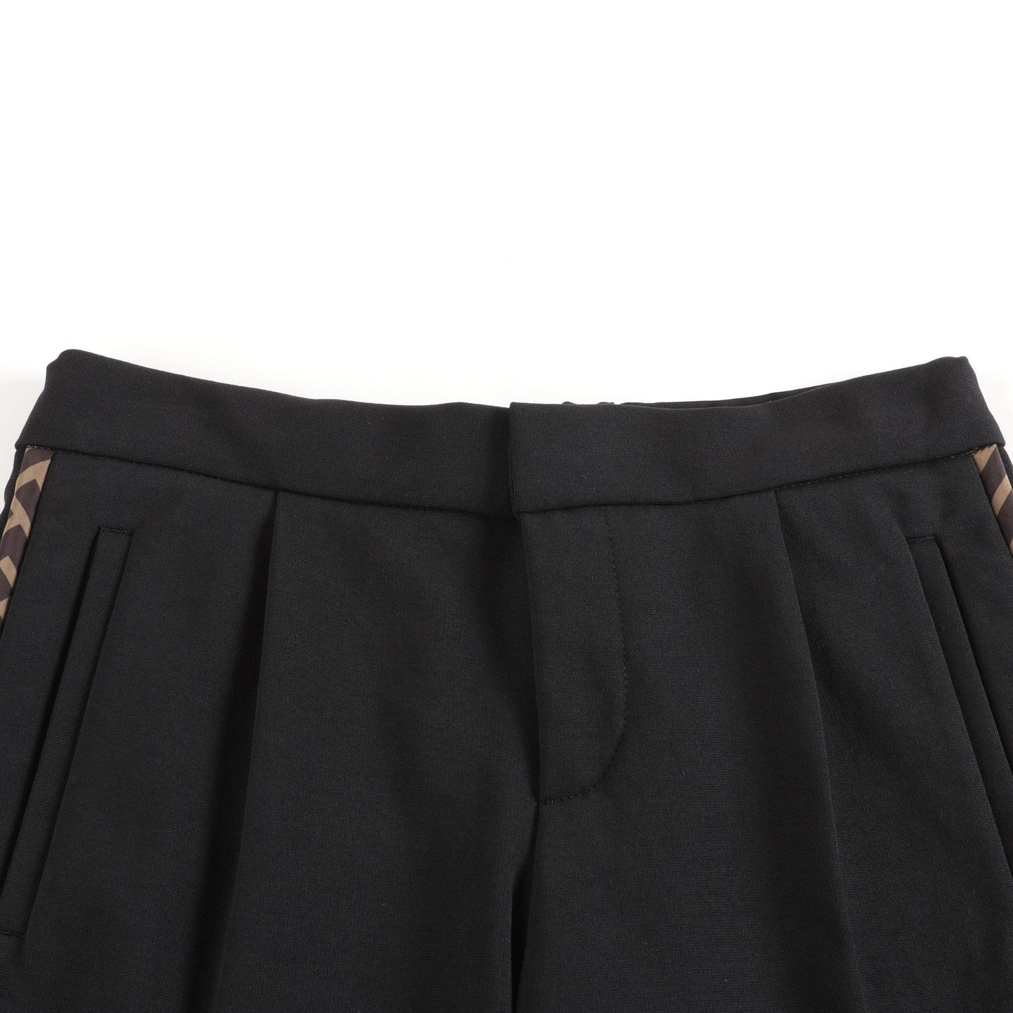 Boys & Girls Black Cotton Shorts