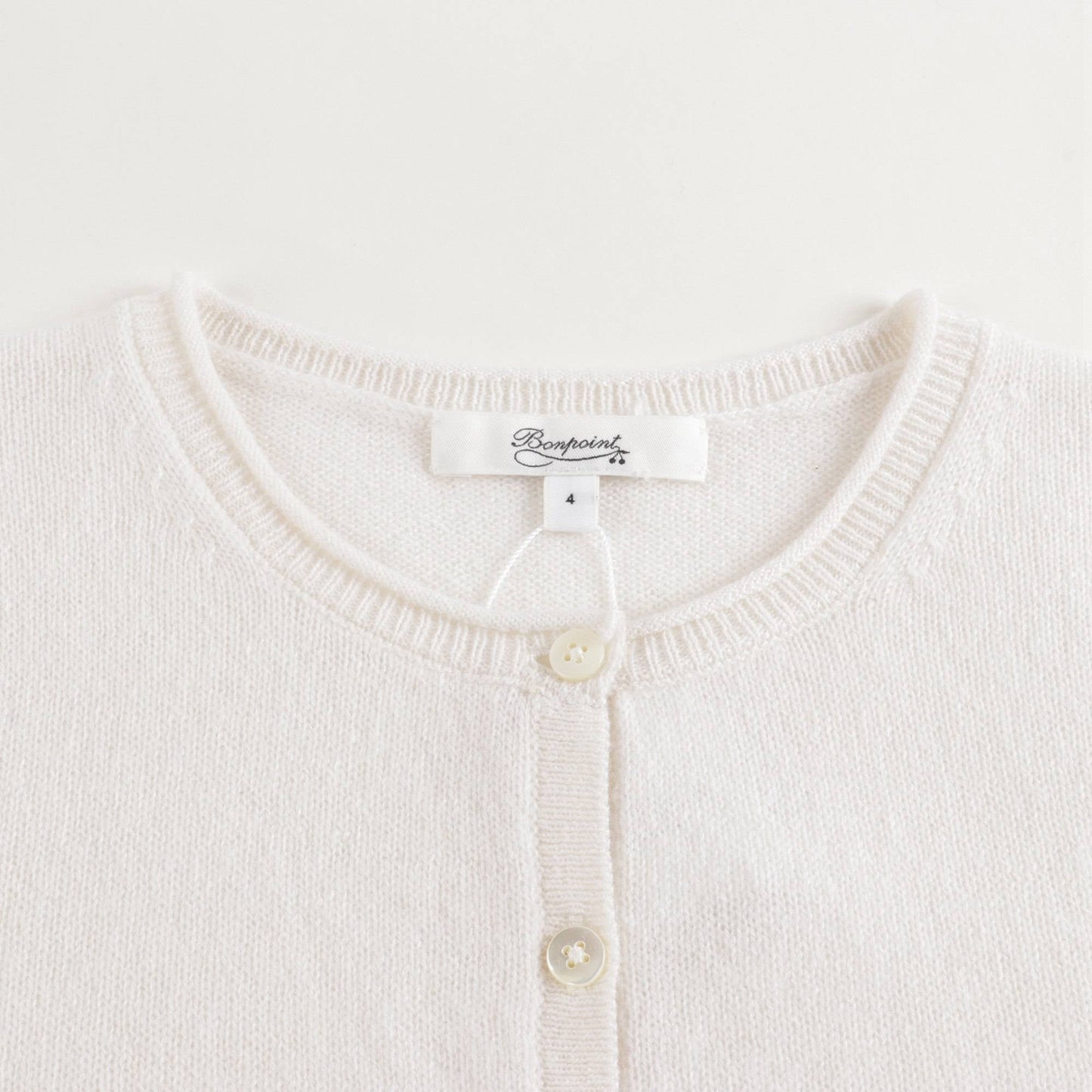 Boys & Girls Off White Cardigan