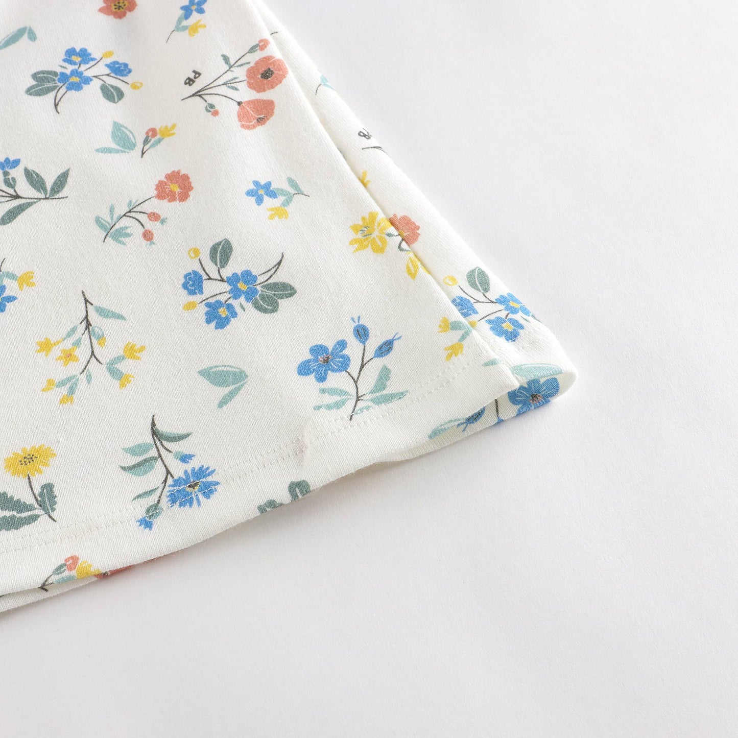 女童白色棉连衣裙套装