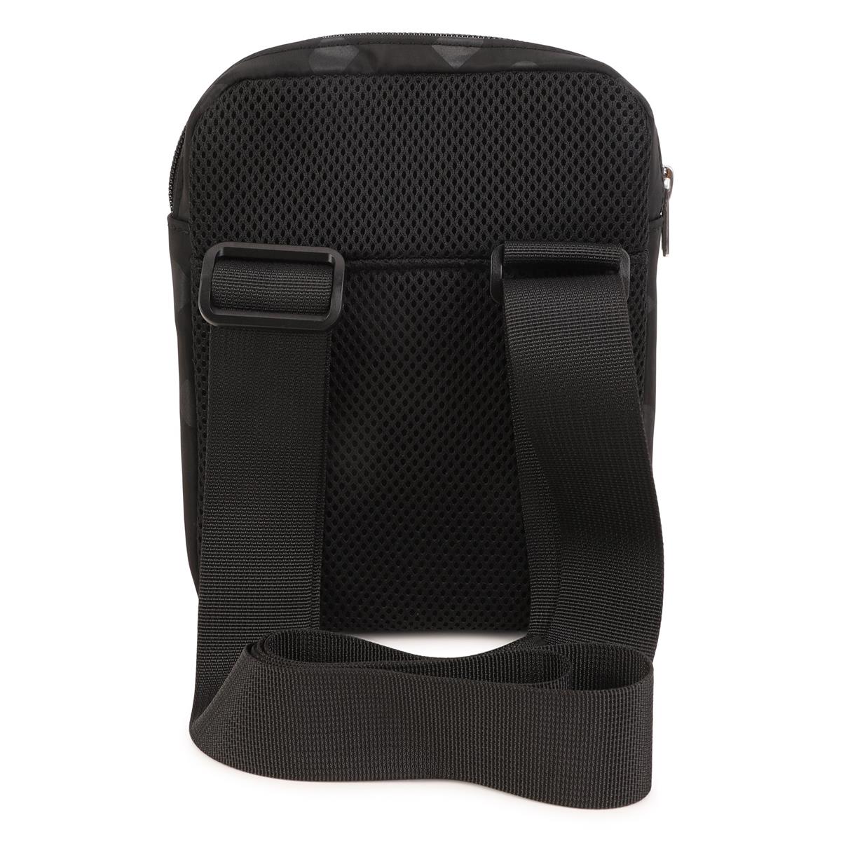 男童黑色Logo单肩包