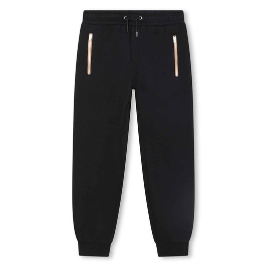 男童黑色棉长裤