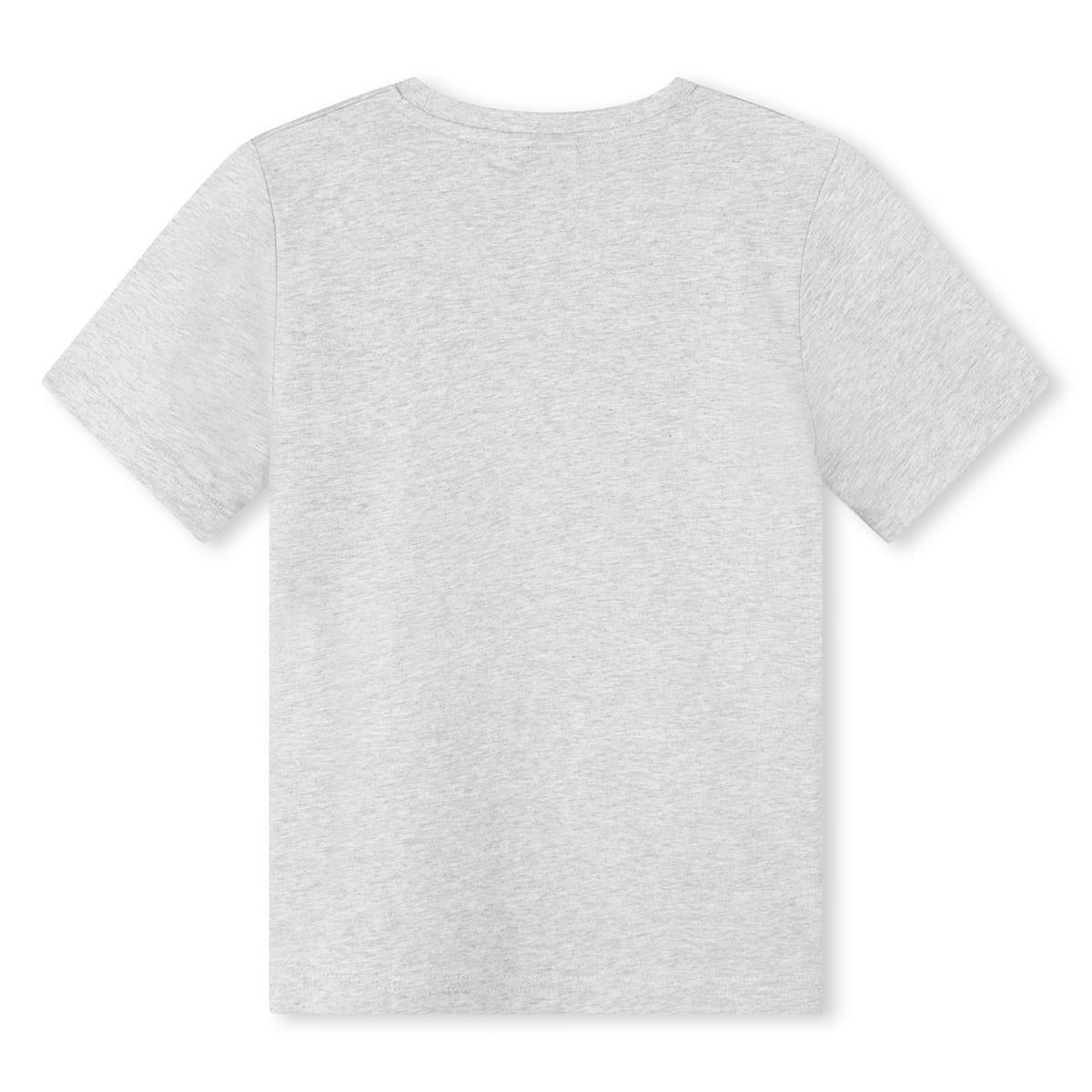 男童灰色Logo棉T恤