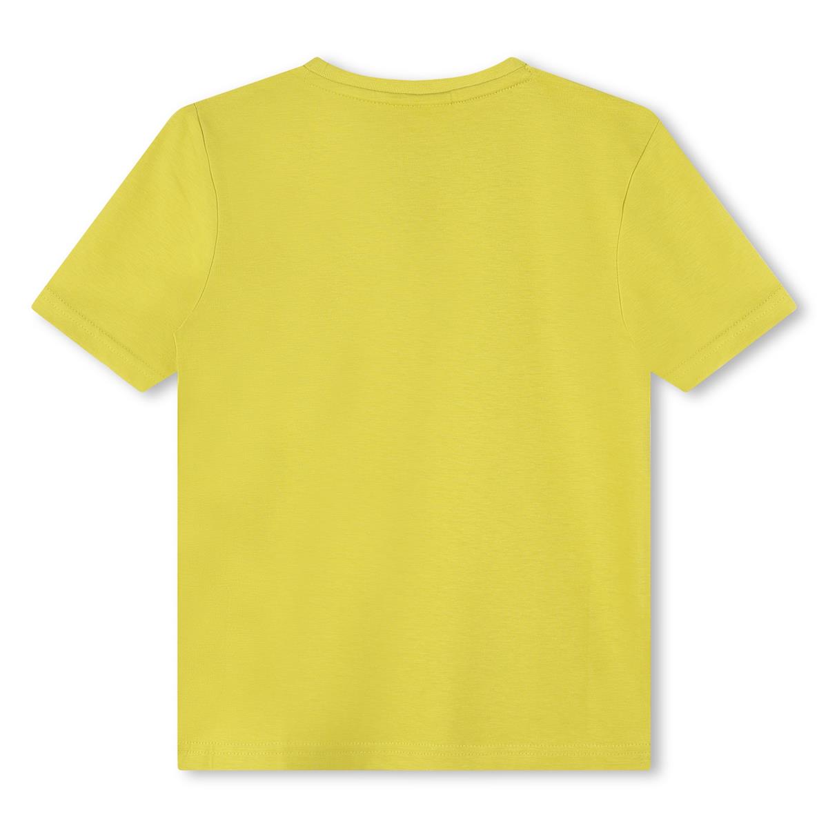 男童绿色Logo棉T恤