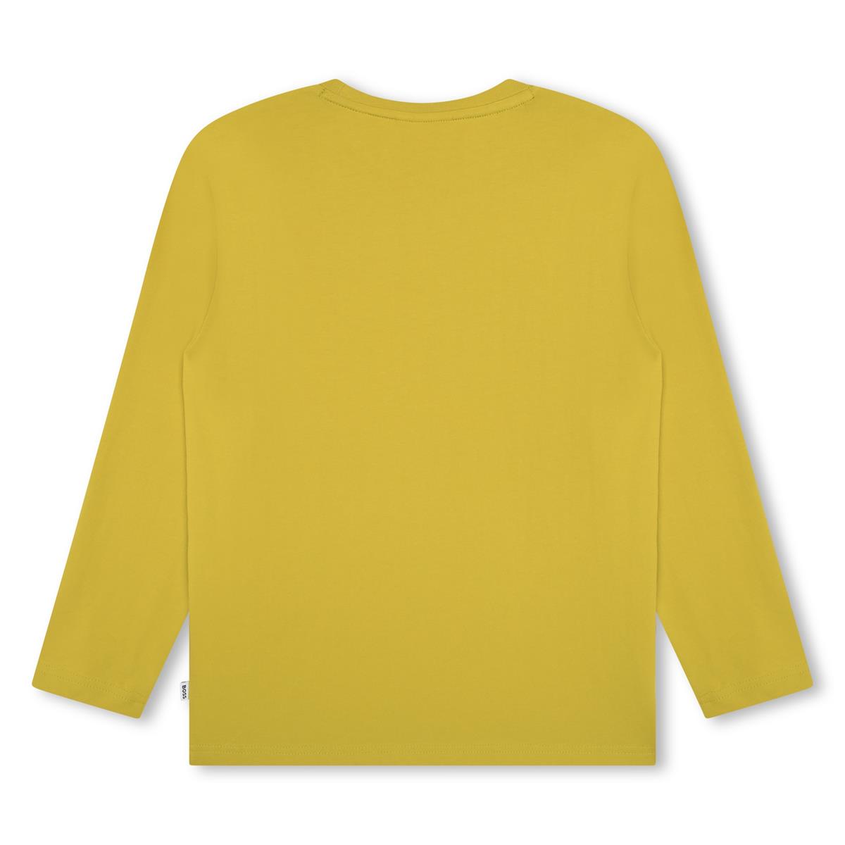 男童绿色Logo棉T恤