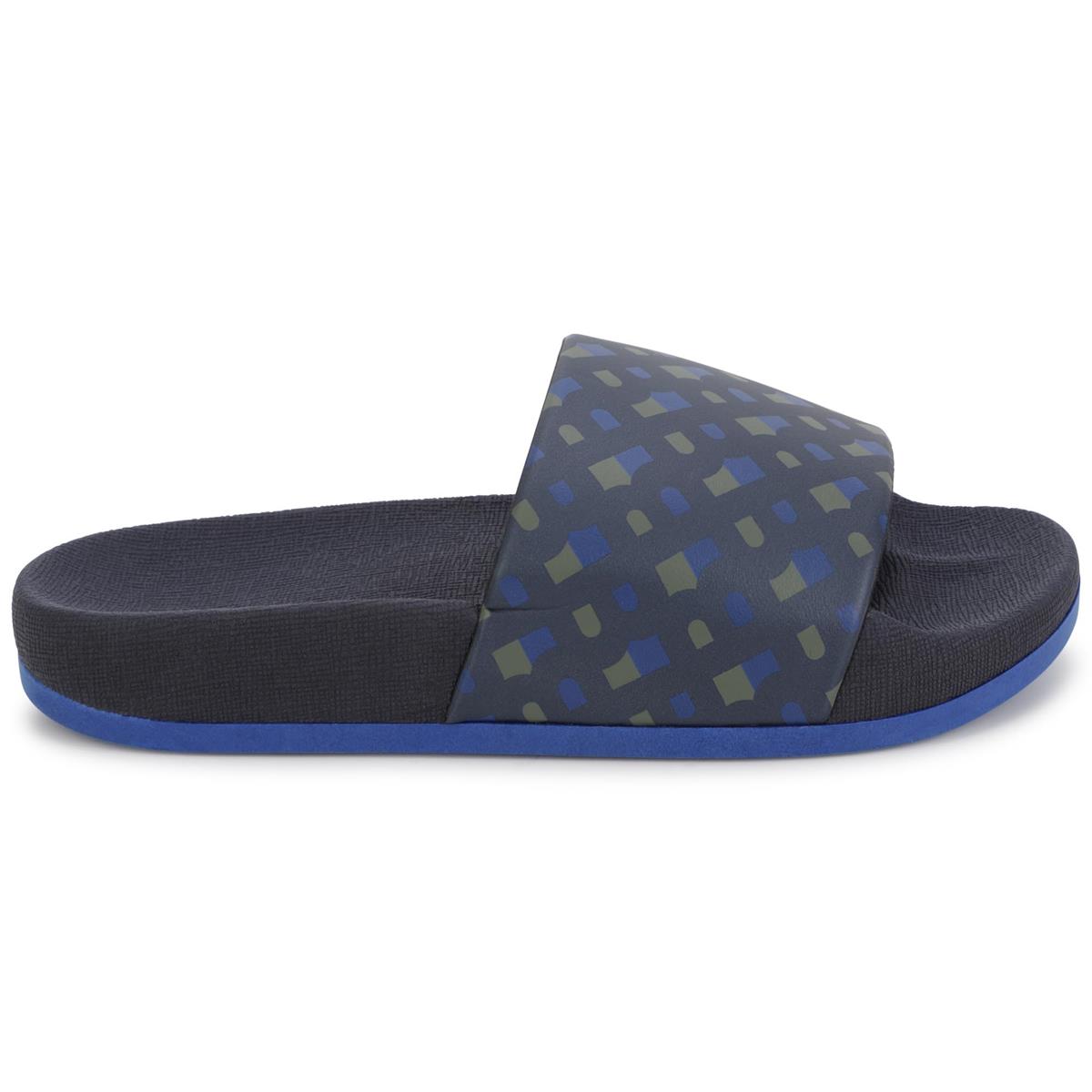 男童蓝色Logo凉鞋