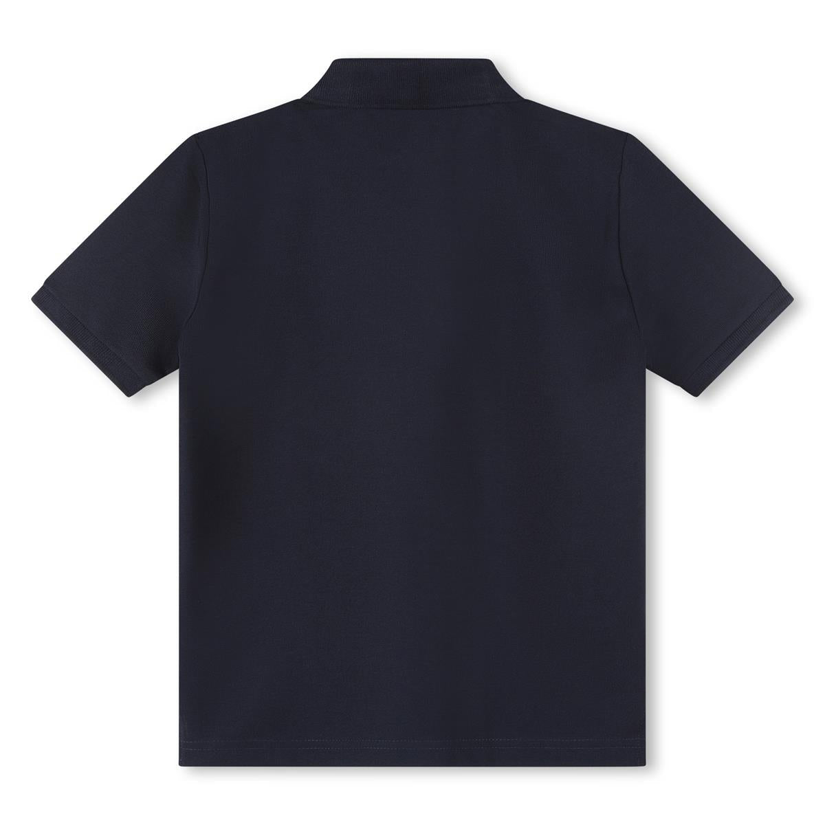 男童藏青色棉Polo衫