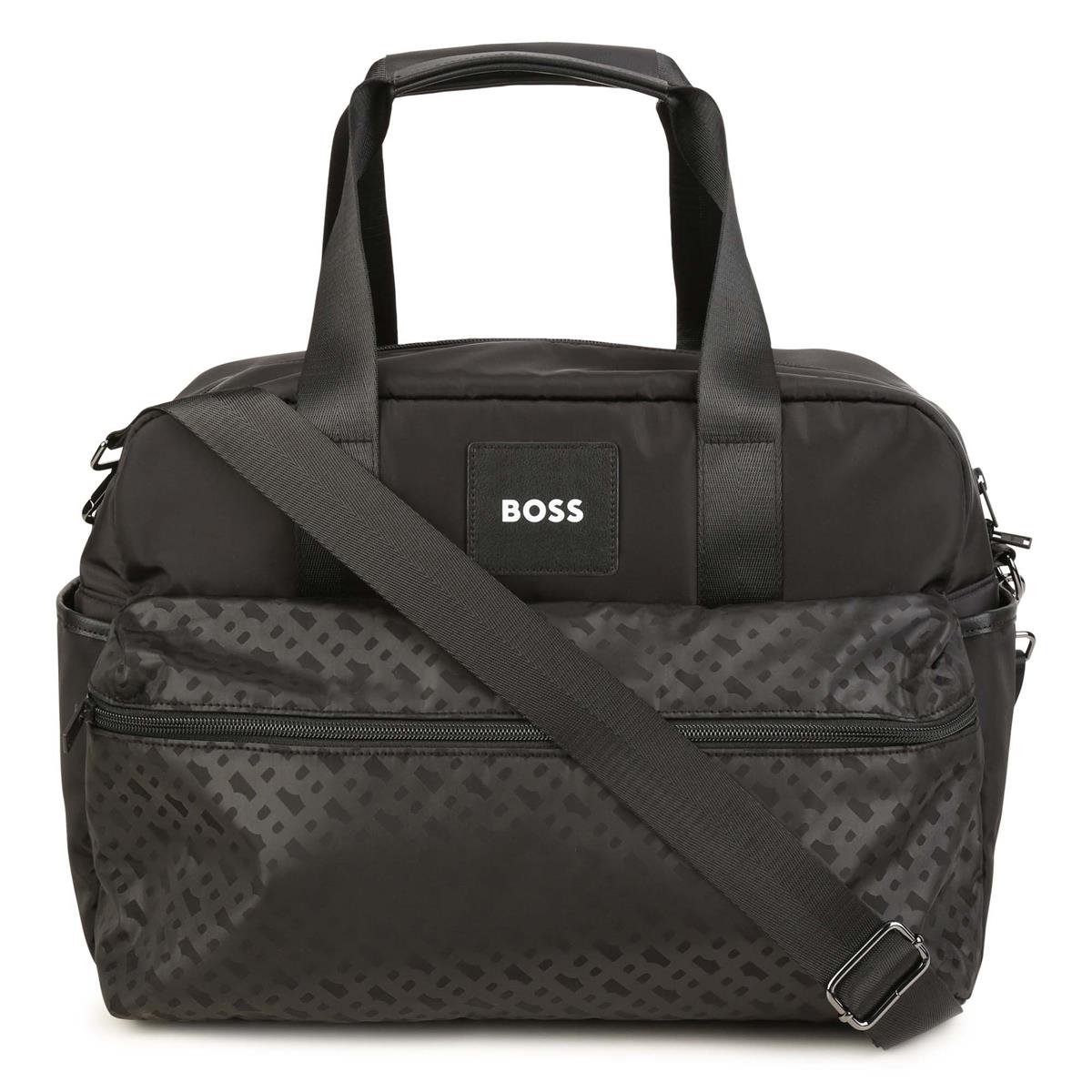 儿童黑色Logo手提包(29x40x17cm)