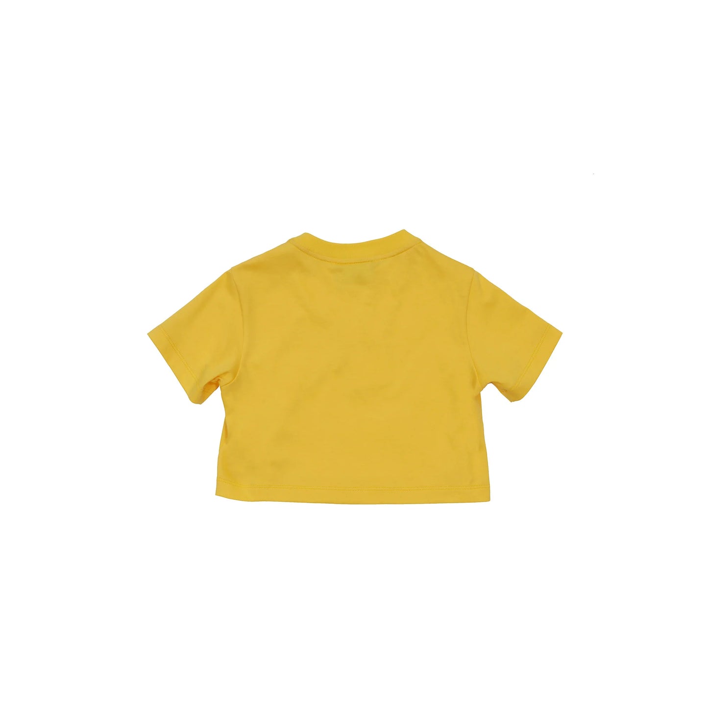 女童黄色Logo棉T恤