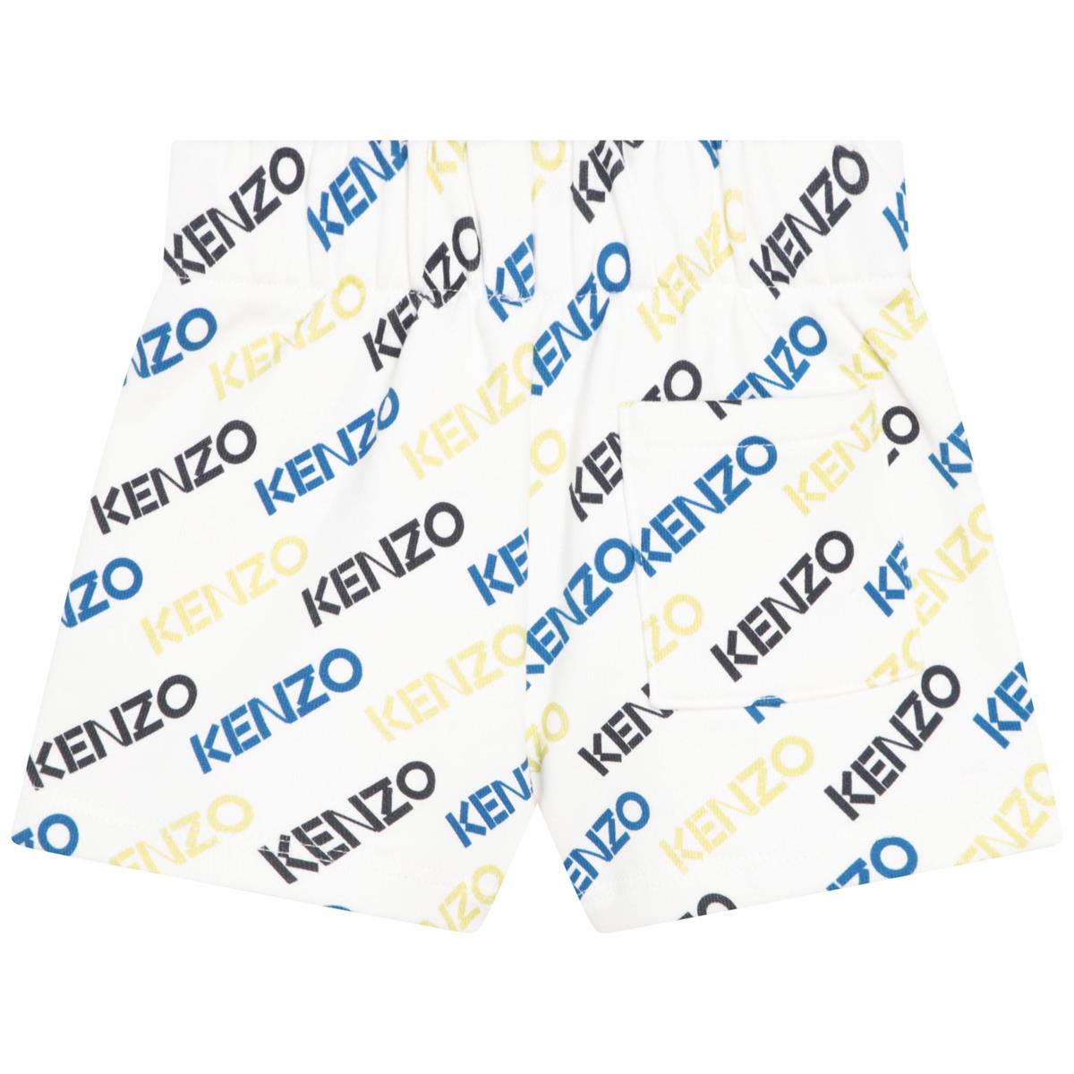 男婴白色Logo短裤