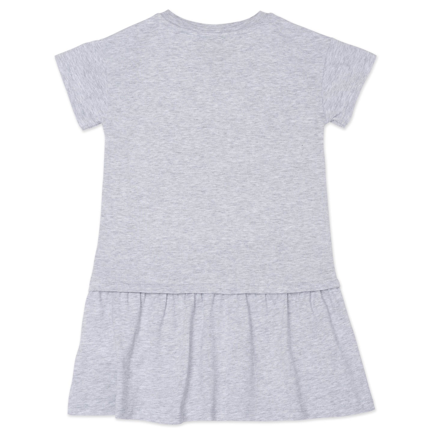 Girls Grey Elephant Cotton Dress