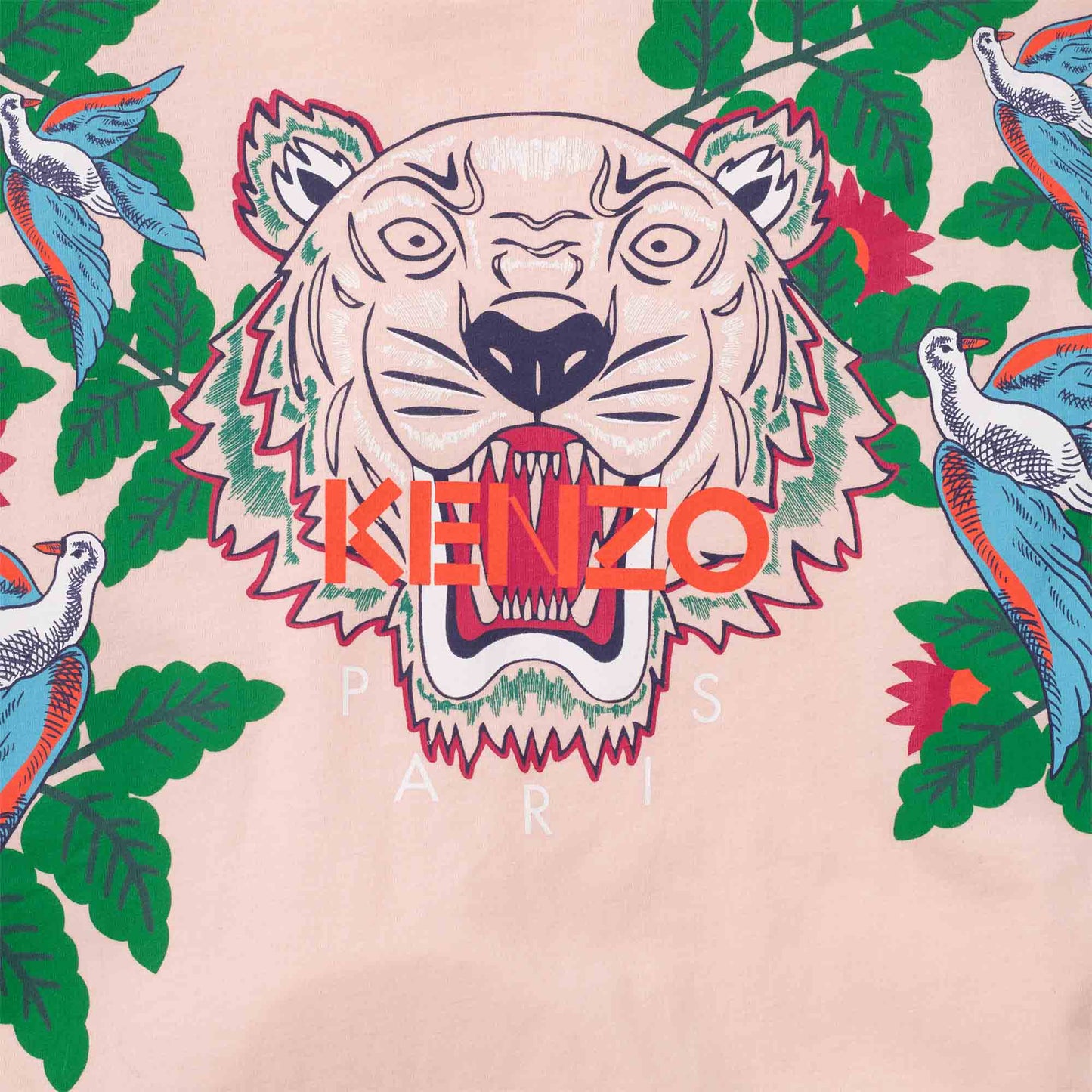 女童粉色印花棉连衣裙