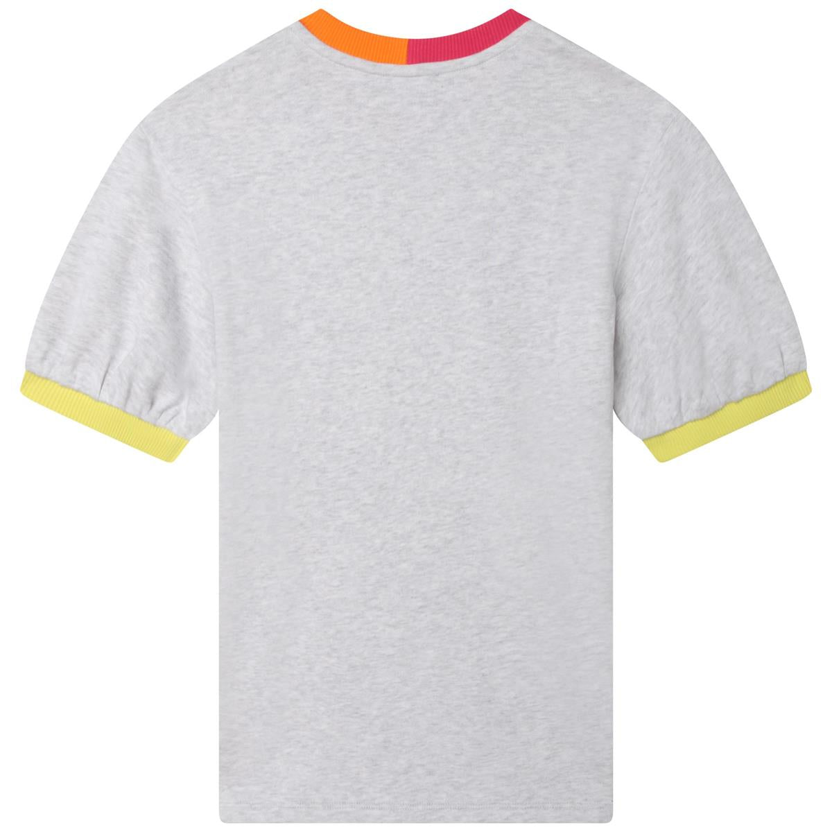 女童灰色Logo连衣裙