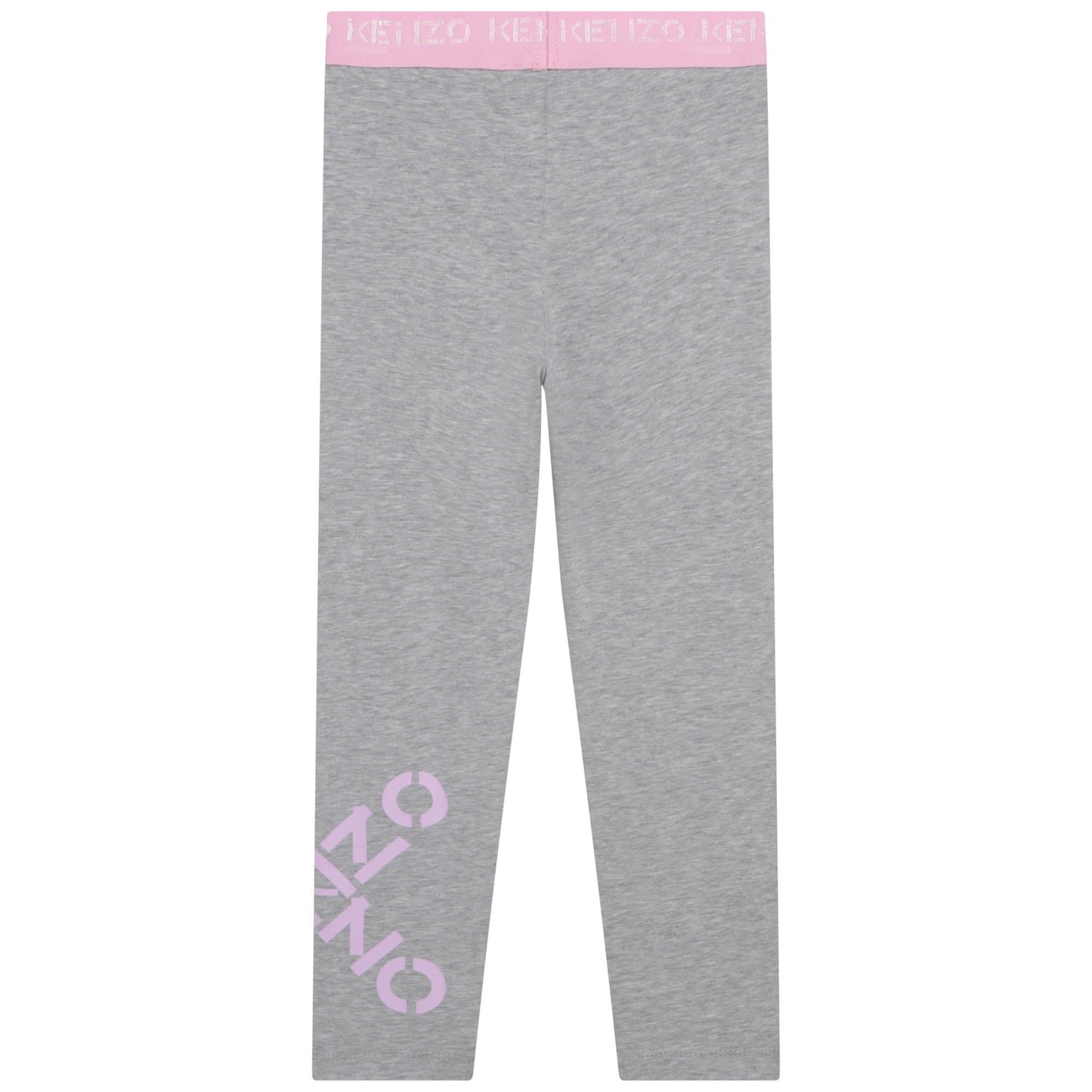 女童灰色Logo棉打底裤