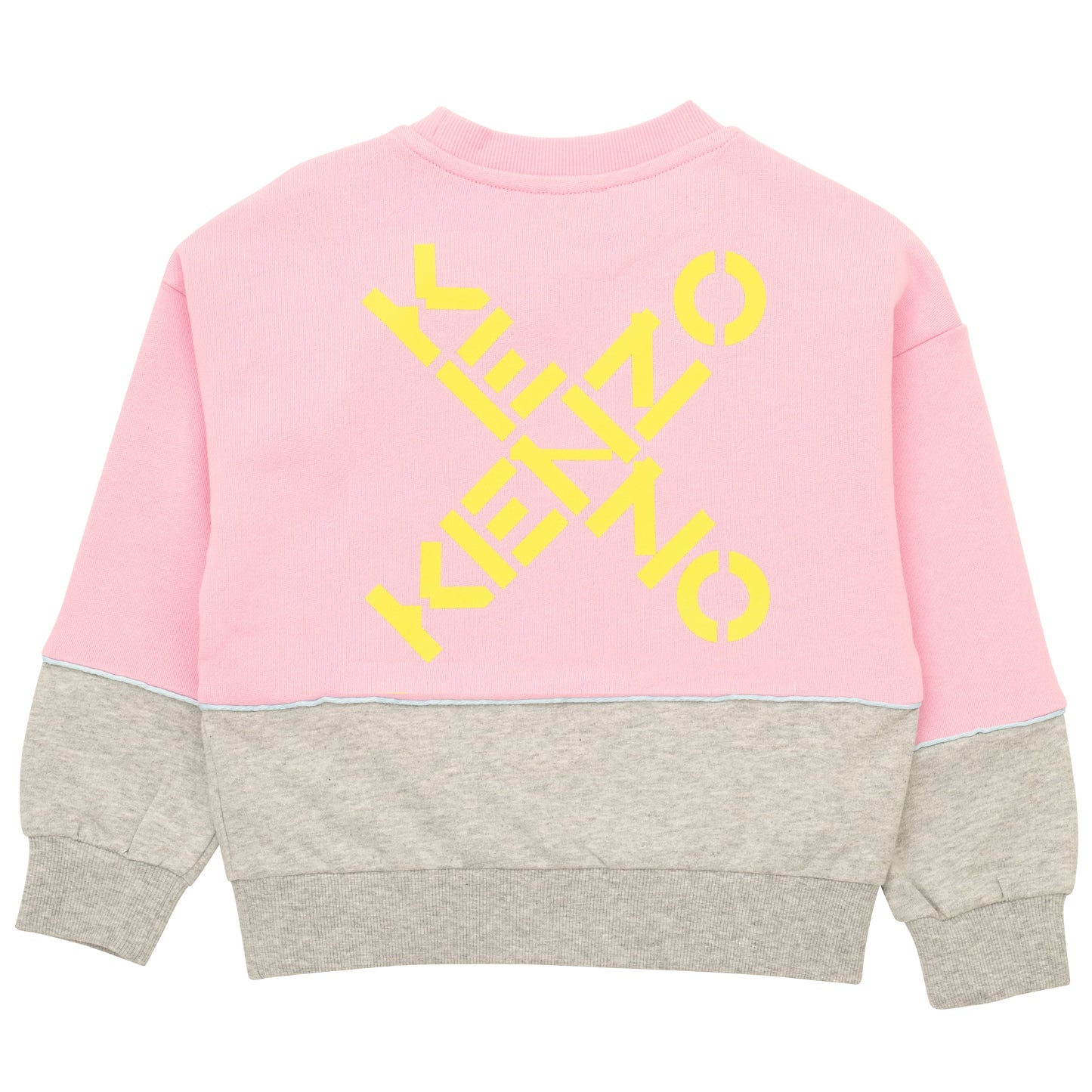 女童粉色Logo棉卫衣