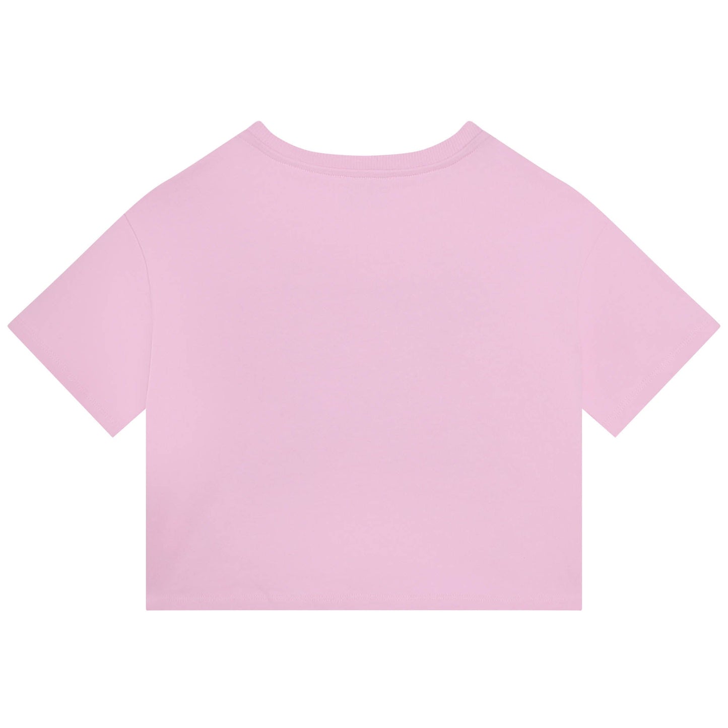 女童白色Logo棉T恤